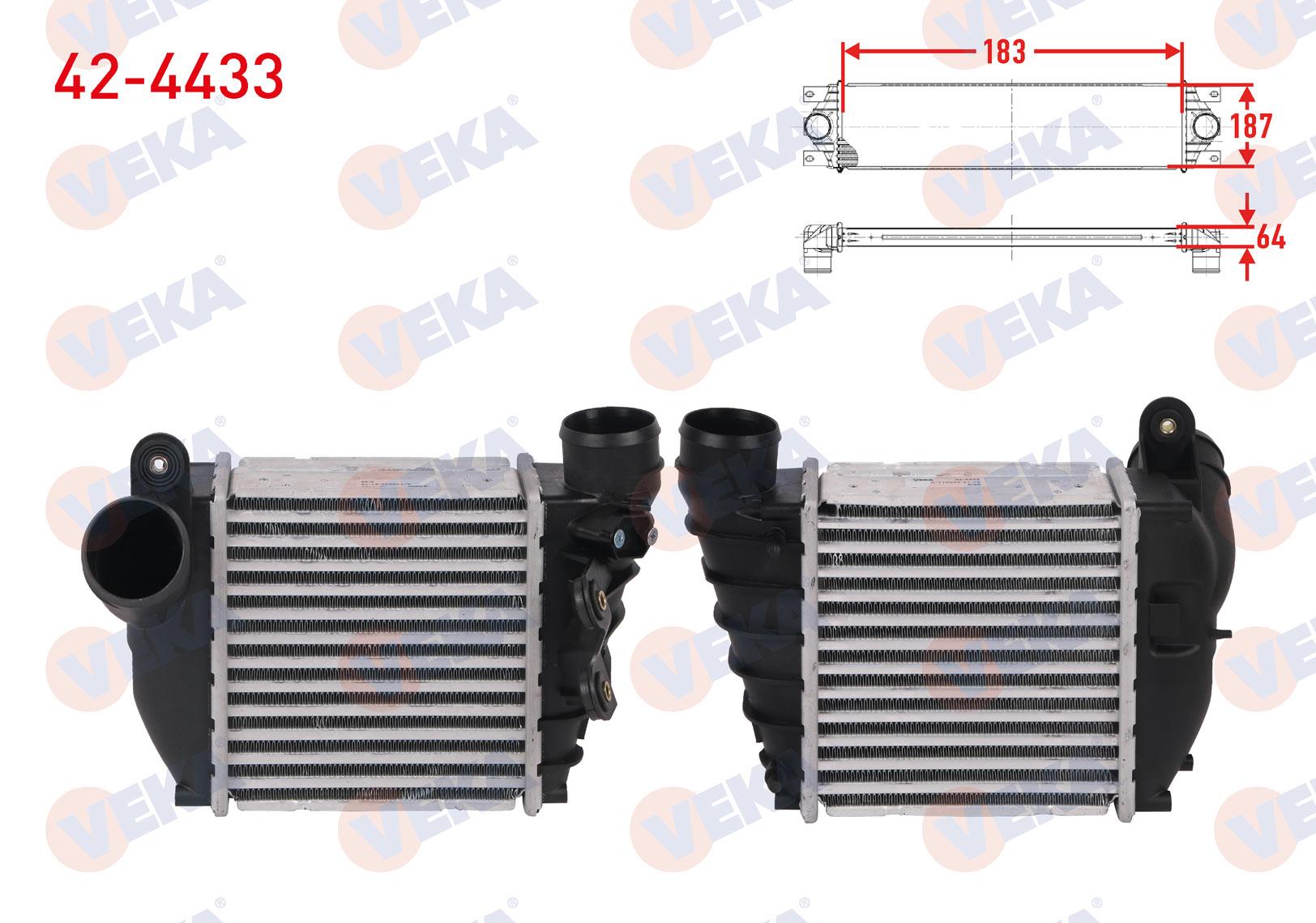 TURBO RADYATORU (INTERCOOLER) AUDI A3 1.8 T 150 hp 1996-2003