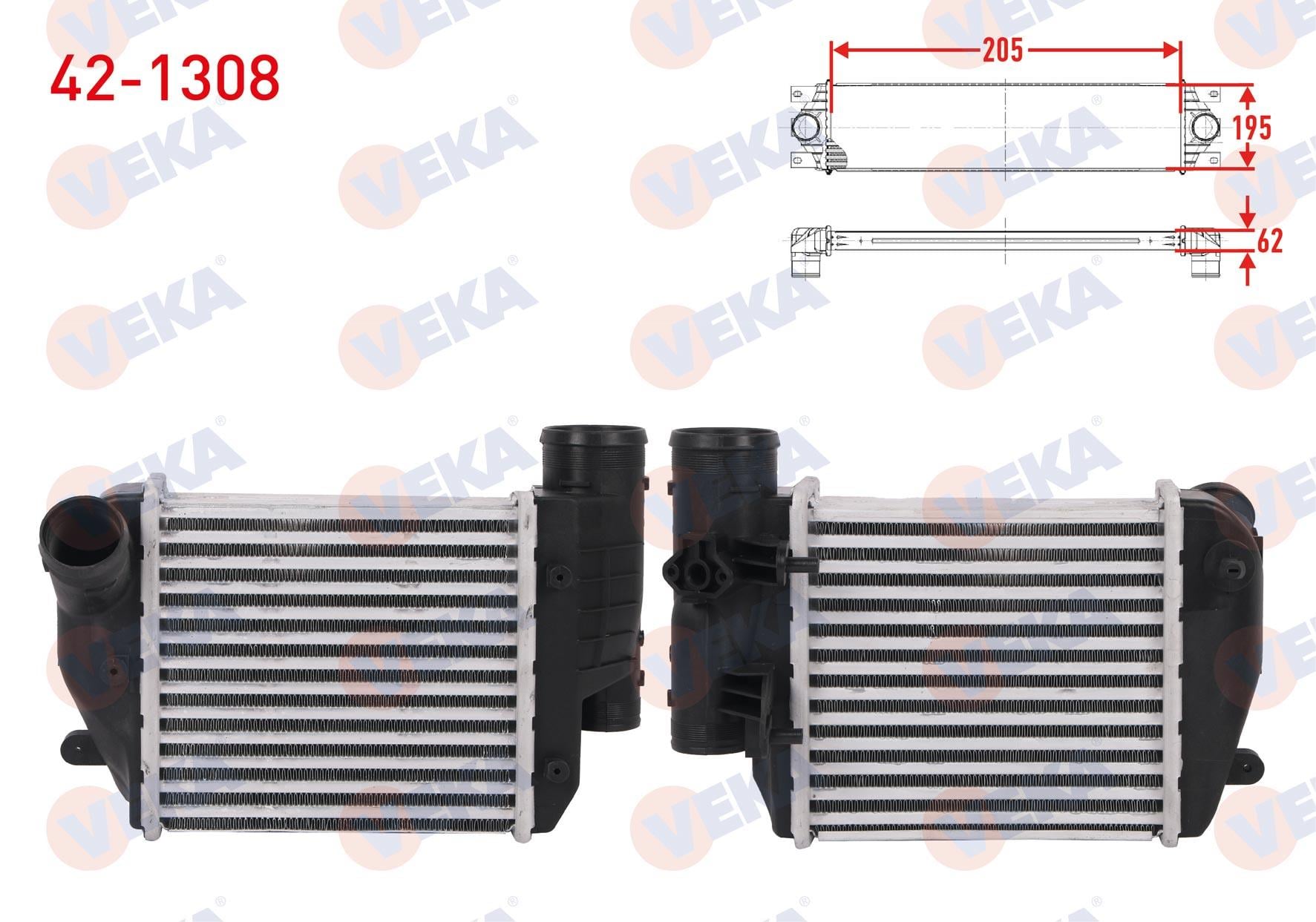 TURBO RADYATORU (INTERCOOLER) AUDI A6 C6 2.7 TDI 163 hp 2004-2011