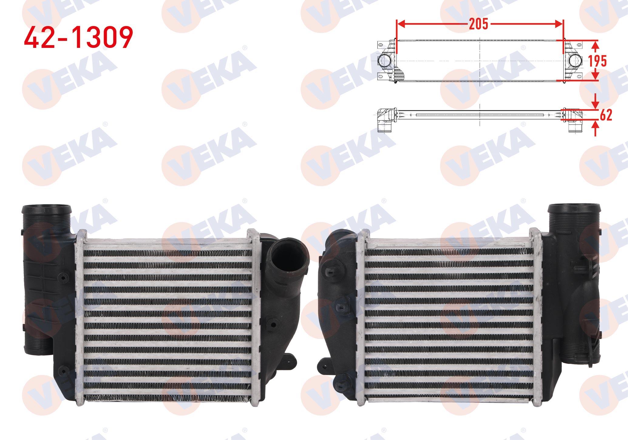 TURBO RADYATORU (INTERCOOLER) AUDI A6 C6 2.7 TDI 163 hp 2004-2011