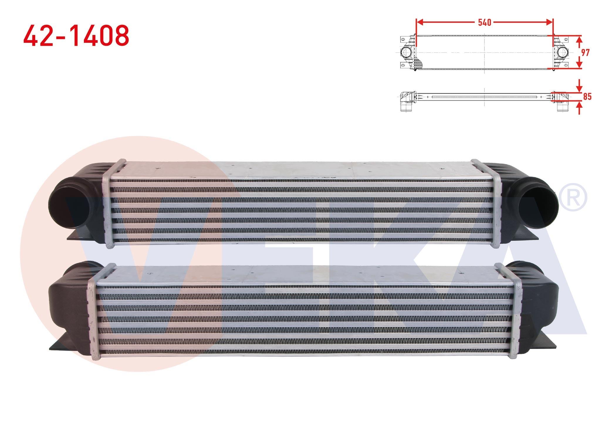 TURBO RADYATORU (INTERCOOLER) BMW 5 SERISI (E39) 520 D M-T - 525 D - 530 D 1995-2003/ 7 SERISI (E38) 730 D - 740 D 1994-2001