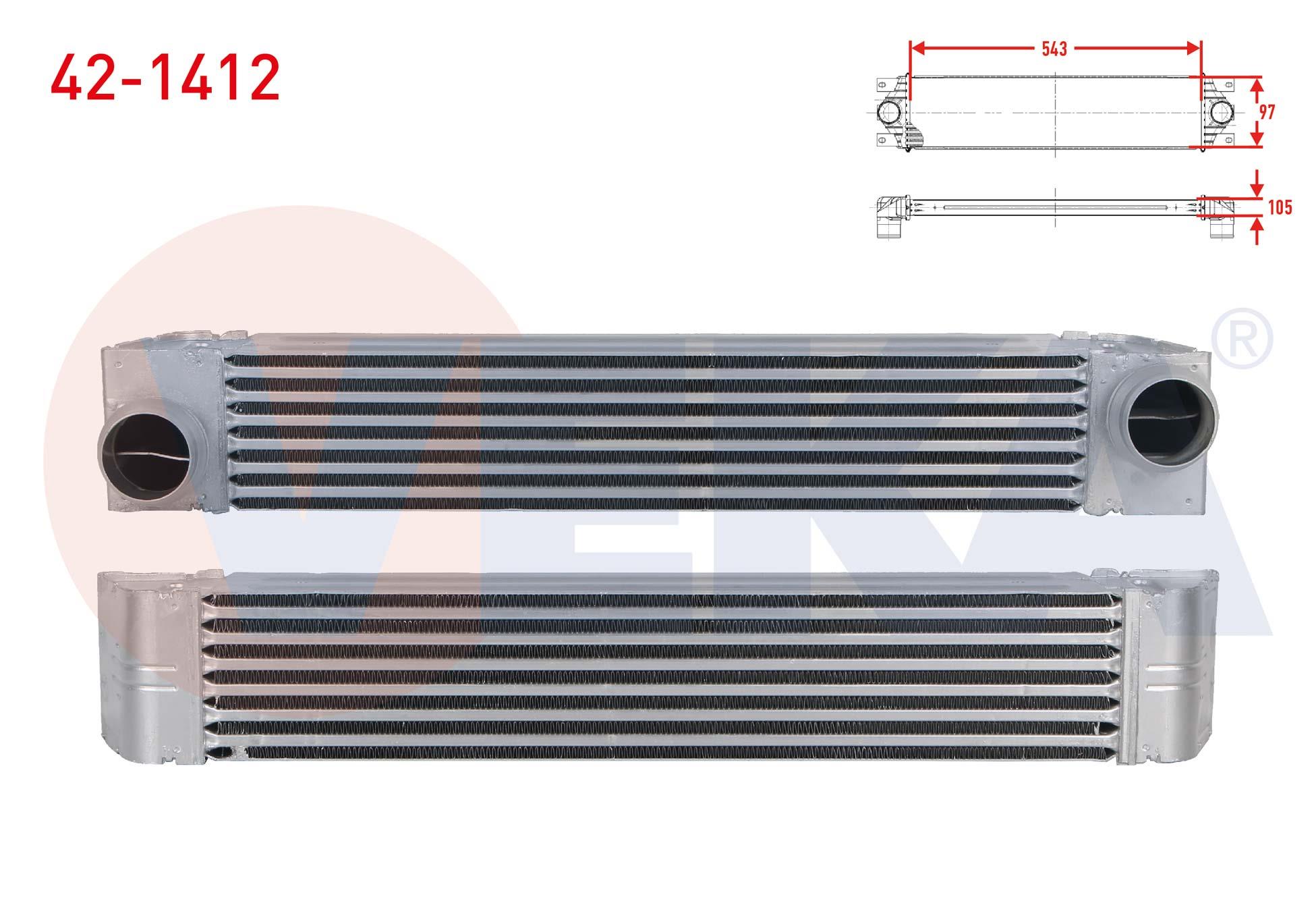 TURBO RADYATORU (INTERCOOLER) BMW 5 SERISI (E60) 520 D - 525 D - 530 D 2003-2010