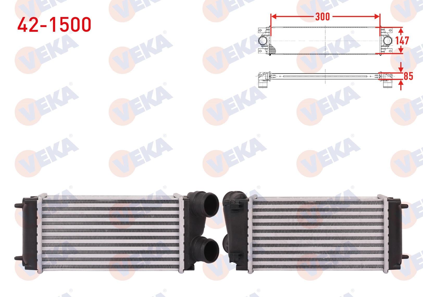 TURBO RADYATORU (INTERCOOLER) CITROEN C4 (LC) 1.6 HDI 2004-2009