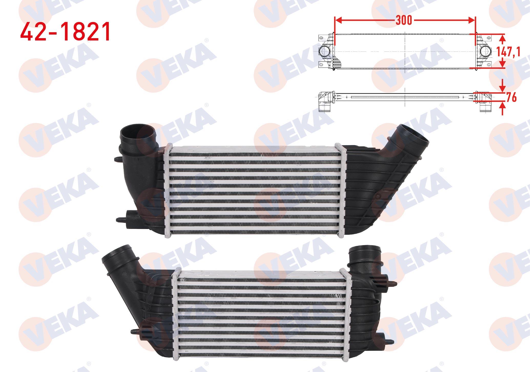 TURBO RADYATORU (INTERCOOLER) CITROEN C8 2.0 HDI 120 hp 2002-
