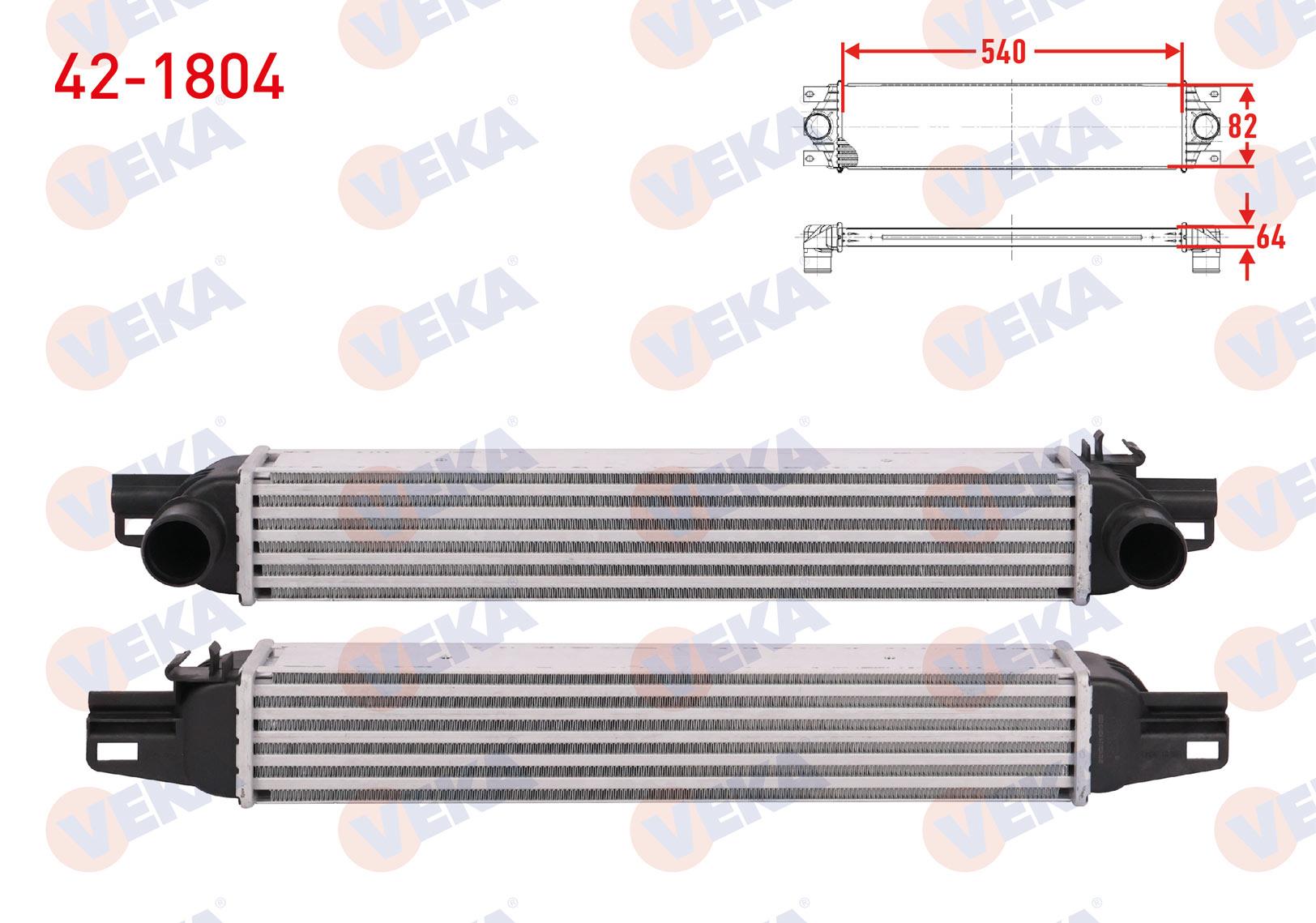 TURBO RADYATORU (INTERCOOLER) FIAT FIORINO (225) 1.3 MJT EURO 4 2007-