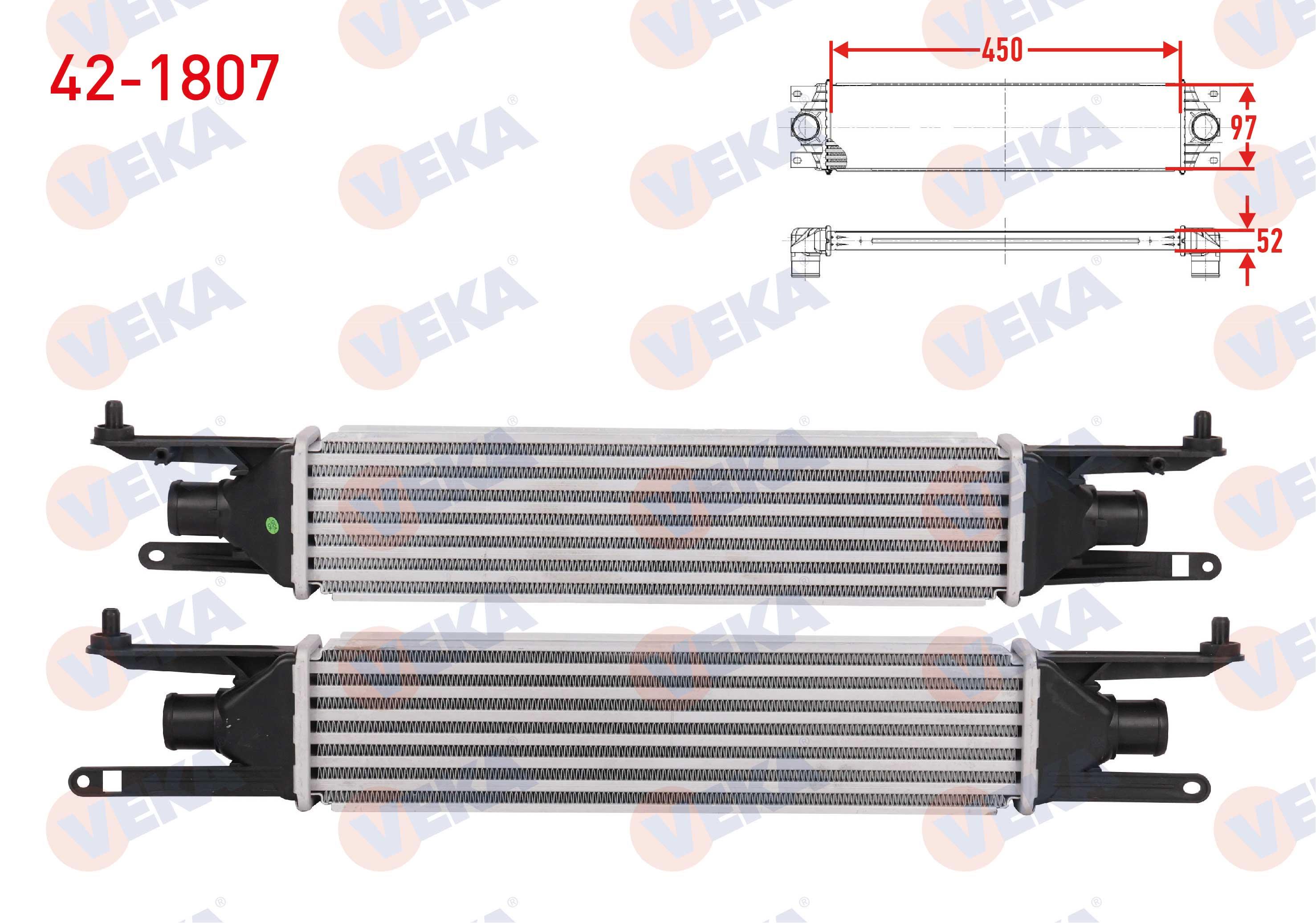 TURBO RADYATORU (INTERCOOLER) FIAT GRANDE PUNTO (199) 1.3 MJT 75 HP 2005-2012