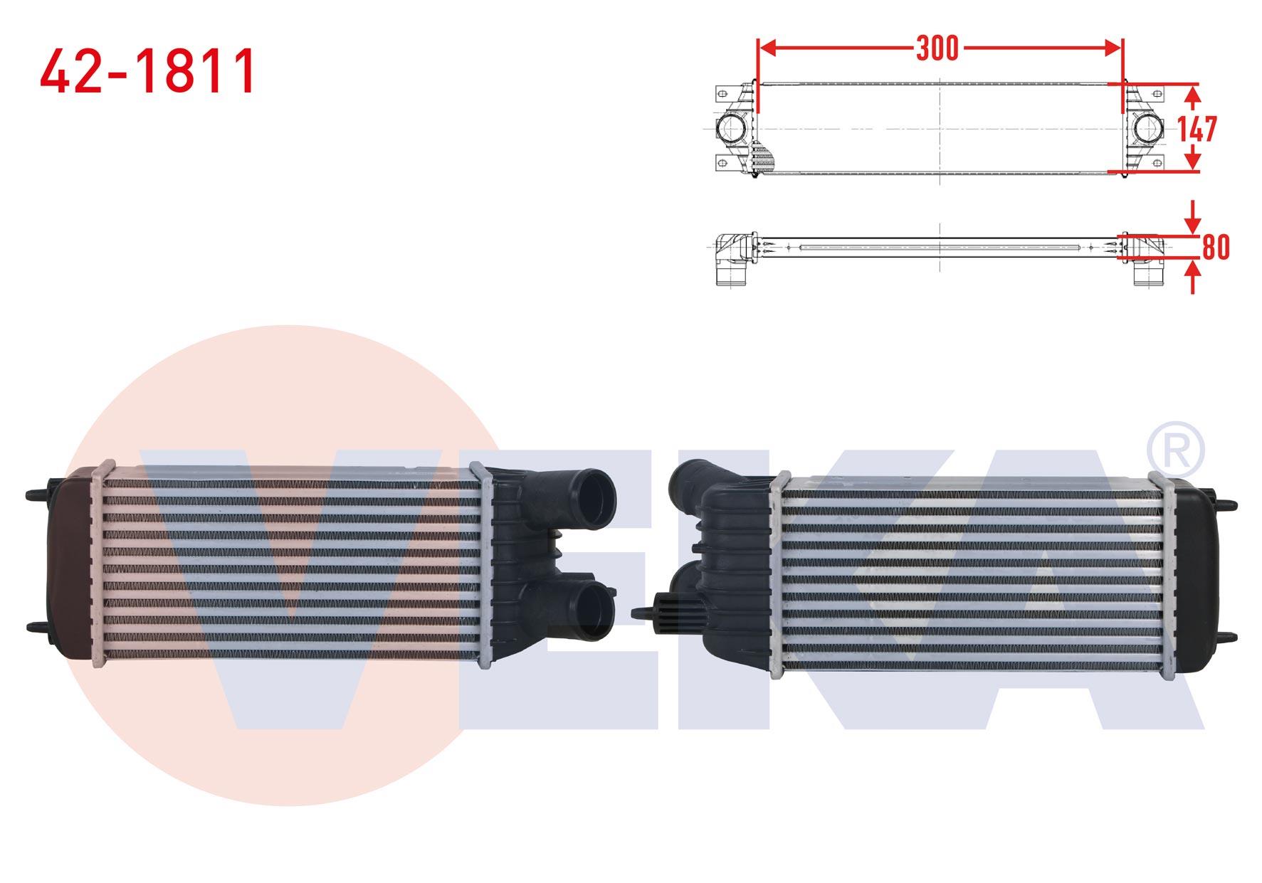 TURBO RADYATORU (INTERCOOLER) FIAT SCUDO (270) 1.6 MJT 2007-