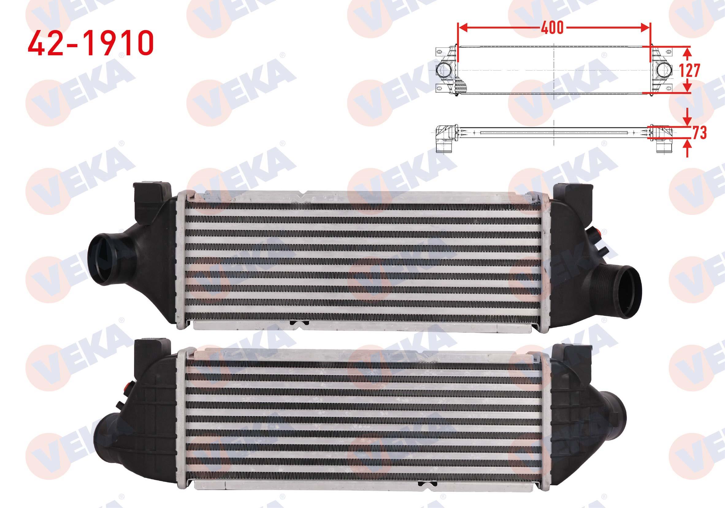TURBO RADYATORU (INTERCOOLER) FORD TRANSIT (FA_ _) 2.0 DI 2000-2006
