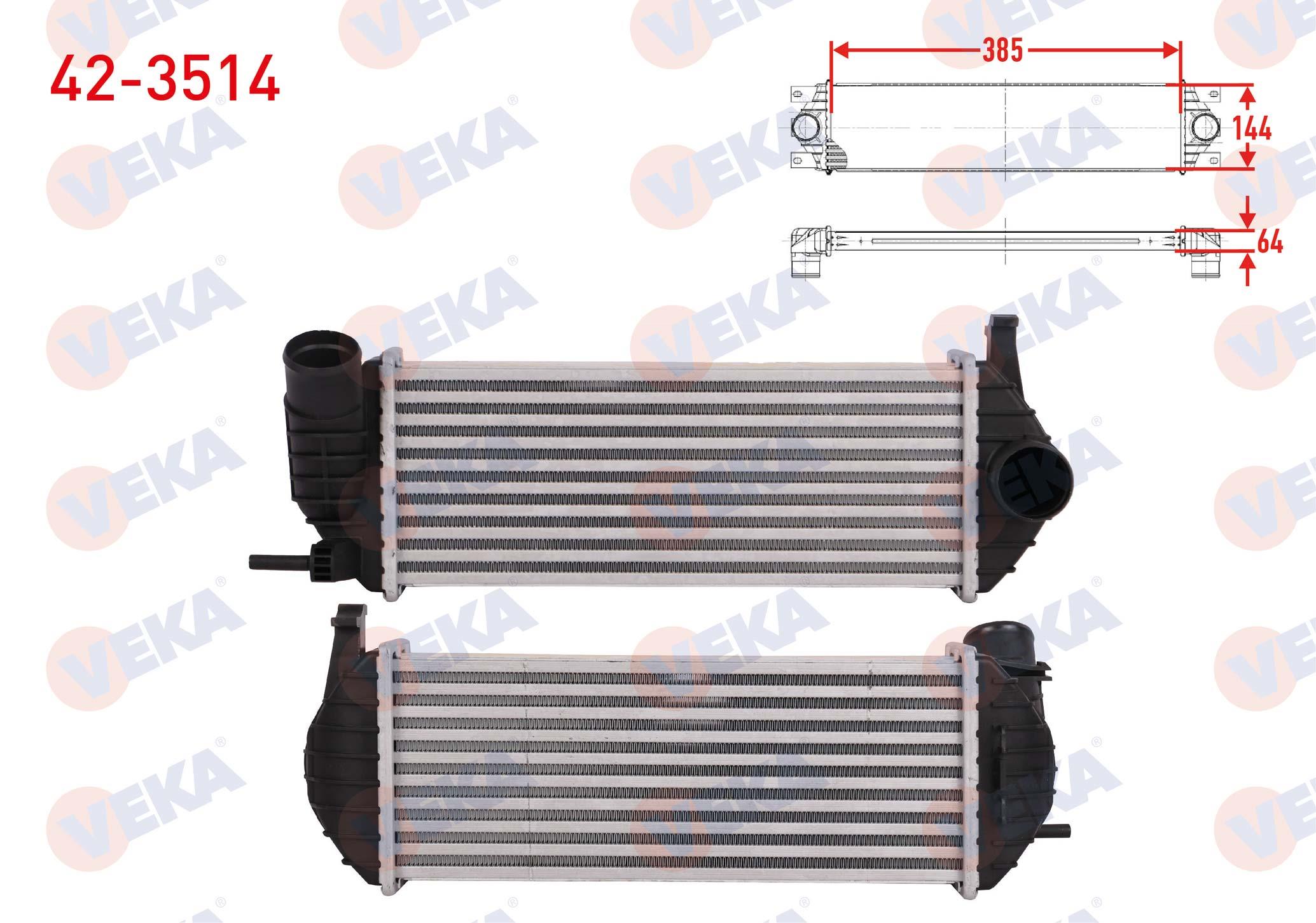 TURBO RADYATORU (INTERCOOLER) KELEPCE SIKMALI RENAULT KANGOO (KW0/1) 1.5 DCI 2008-