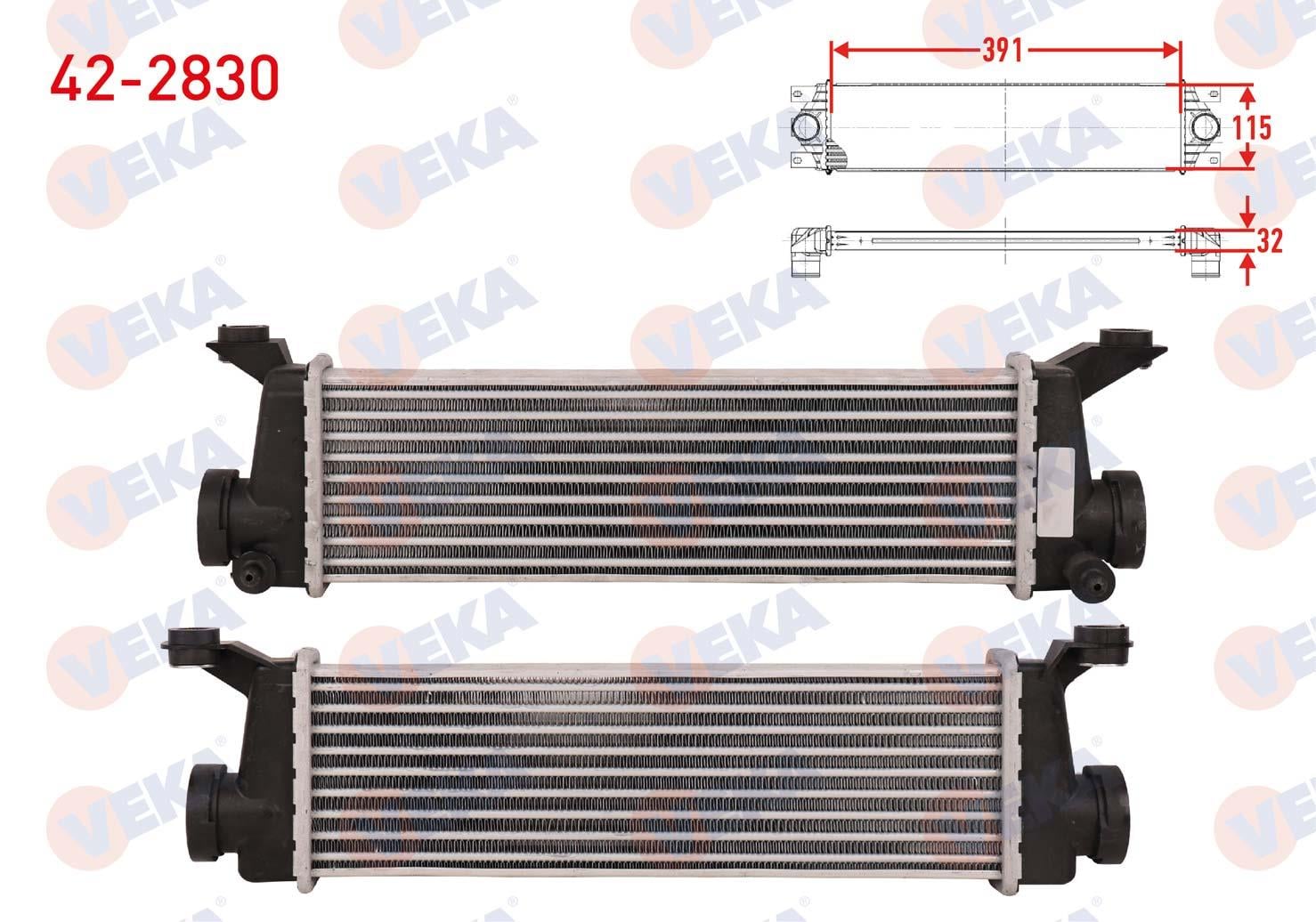 TURBO RADYATORU (INTERCOOLER) MERCEDES A-SERISI (W168) A 160 CDI 75 hp 2001-2004