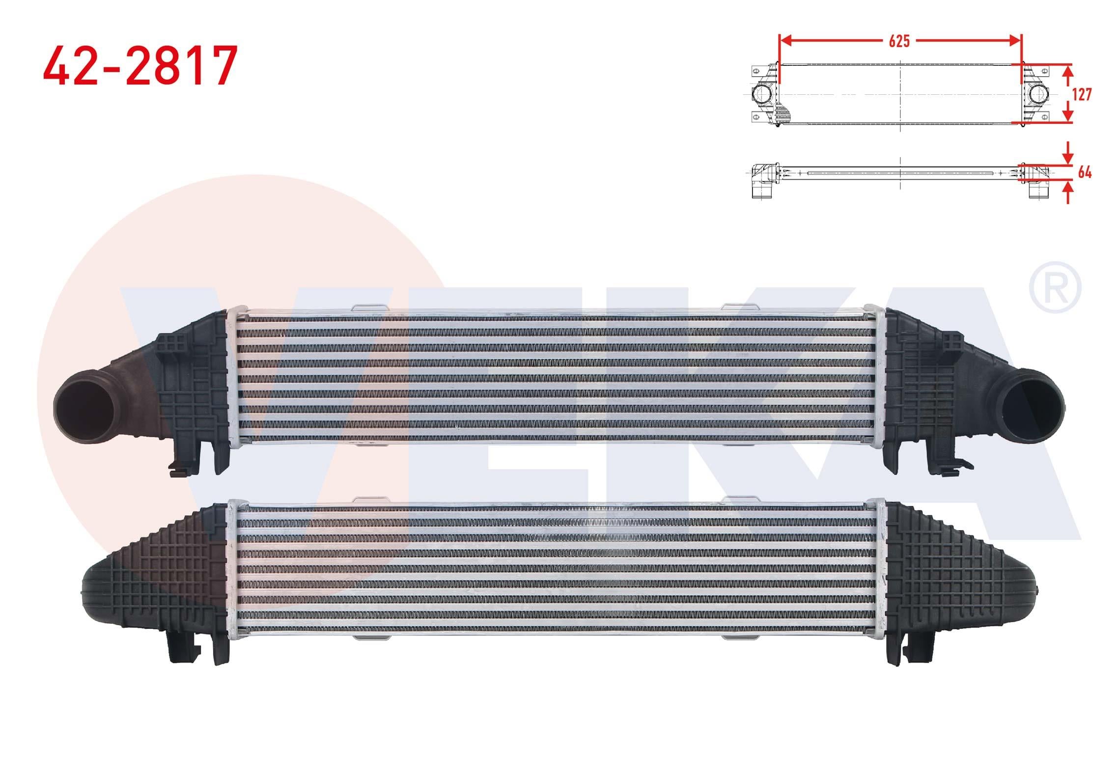 TURBO RADYATORU (INTERCOOLER) MERCEDES C SERISI (W204) C 180 - C 200 - C 200 CDI 2007-2014