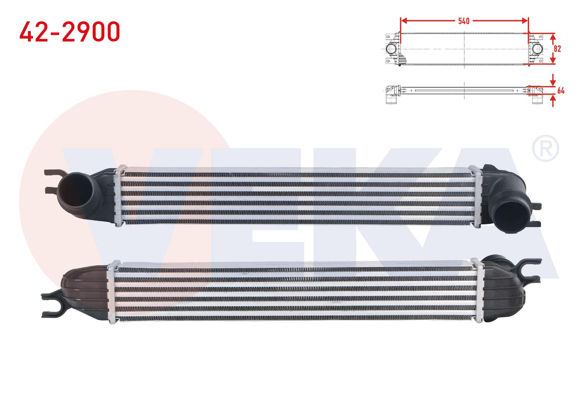 TURBO RADYATORU (INTERCOOLER) MINI COOPER 1.6 D 2010-/ COUNTRYMAN 1.6 D 2010-2014