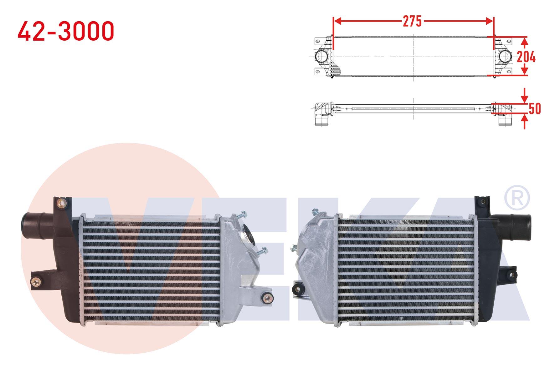 TURBO RADYATORU (INTERCOOLER) MUSURSUZ MITSUBISHI L200 (KBT,KAT) 2.5 DID 2005-