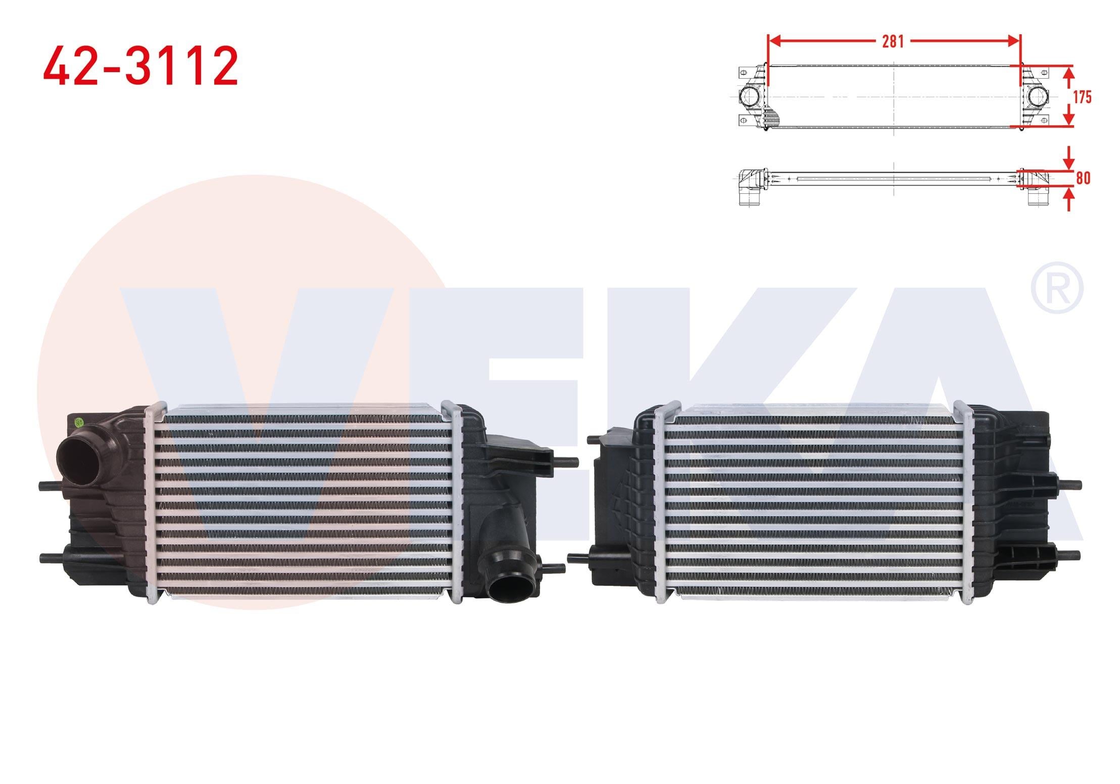 TURBO RADYATORU (INTERCOOLER) NISSAN JUKE 1.5 DCI 2014-