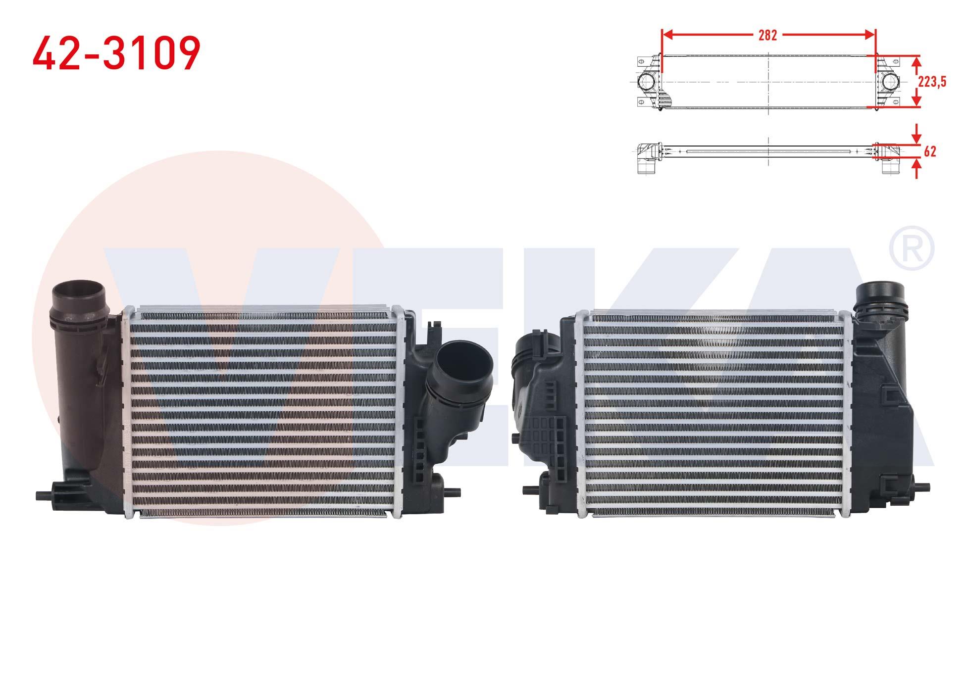 TURBO RADYATORU (INTERCOOLER) NISSAN X-TRAIL 1.6 DCI - 1.6 DCI 4X4 2013-