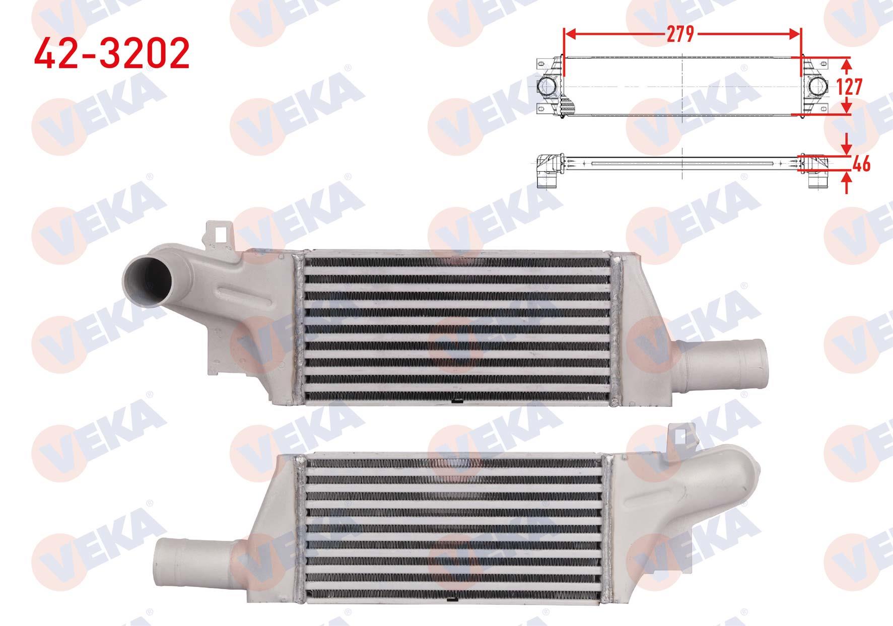 TURBO RADYATORU (INTERCOOLER) OPEL COMBO C 1.7 DTI 2001-2006