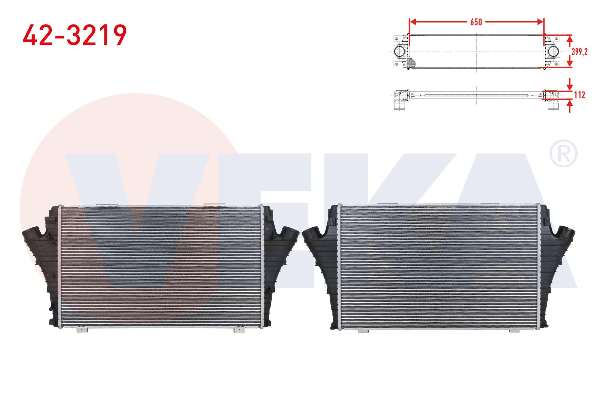 TURBO RADYATORU (INTERCOOLER) OPEL VECTRA C 1.9 CDTI A-T 2002-2008