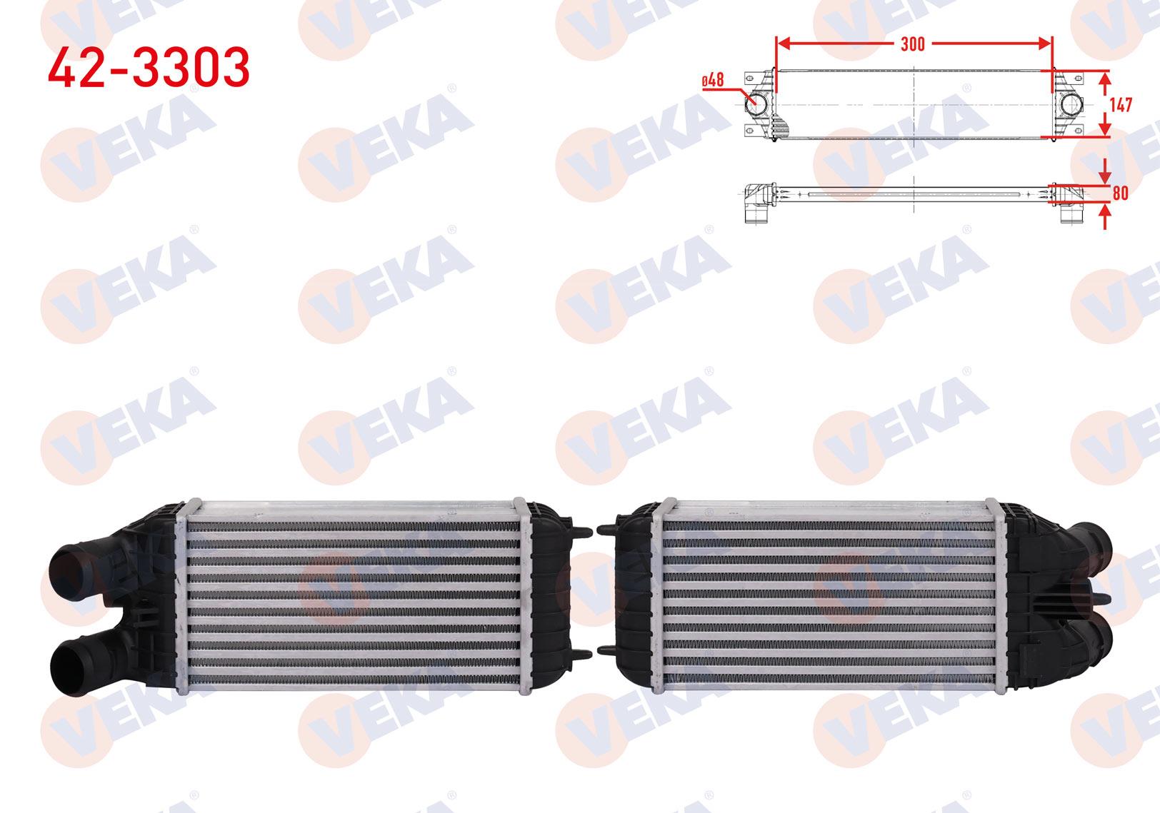 TURBO RADYATORU (INTERCOOLER) PEUGEOT 301 1.6 HDI 2012-