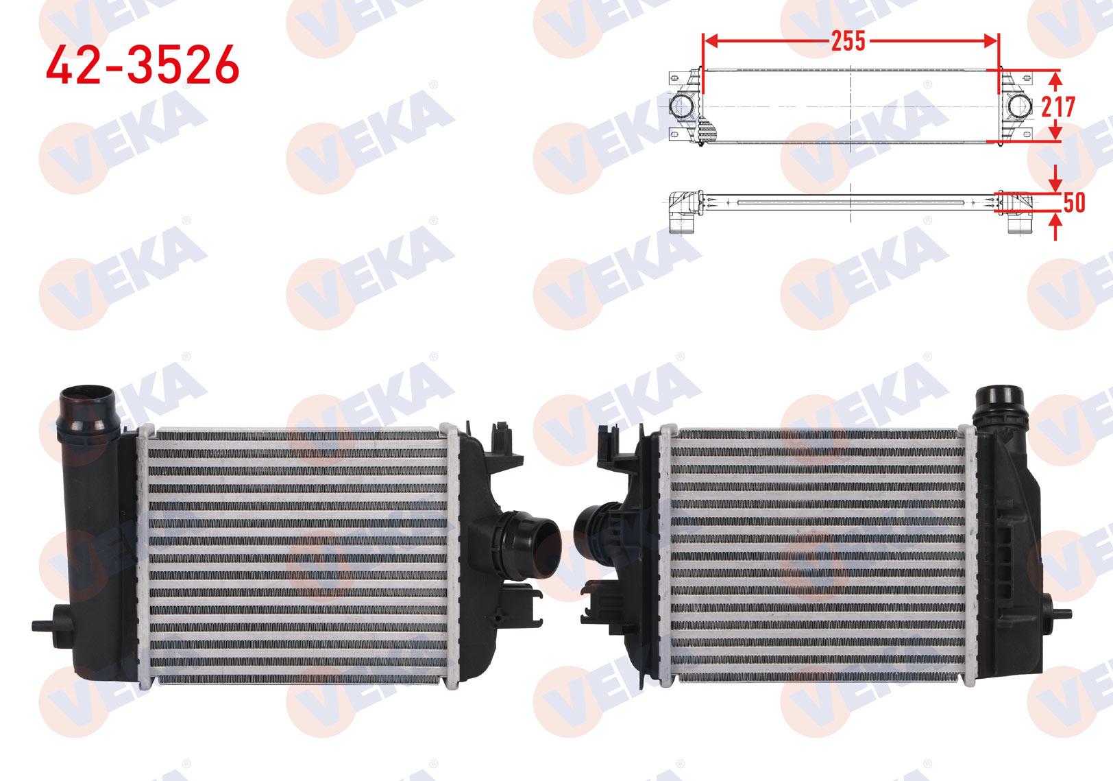 TURBO RADYATORU INTERCOOLER RENAULT CLIO V, 5.5, CAPTUR 1.0 TCe 2019-2024