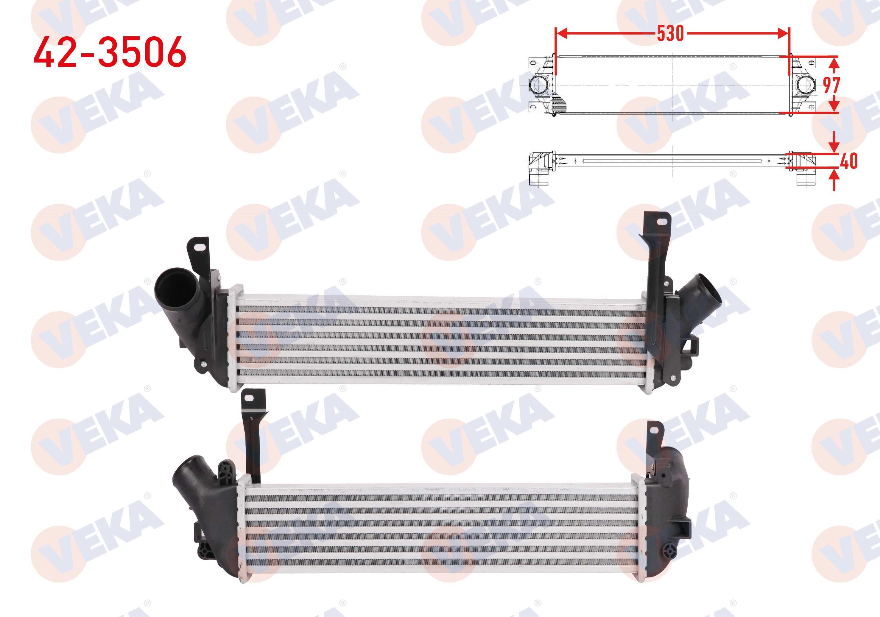 TURBO RADYATORU (INTERCOOLER) RENAULT KANGOO (KC0/1) 1.5 DCI 1998-2008