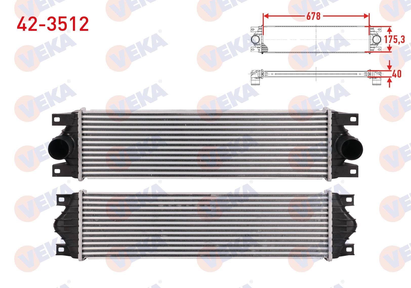TURBO RADYATORU (INTERCOOLER) RENAULT MASTER II (FD) 1.9 DCI 1998-2010