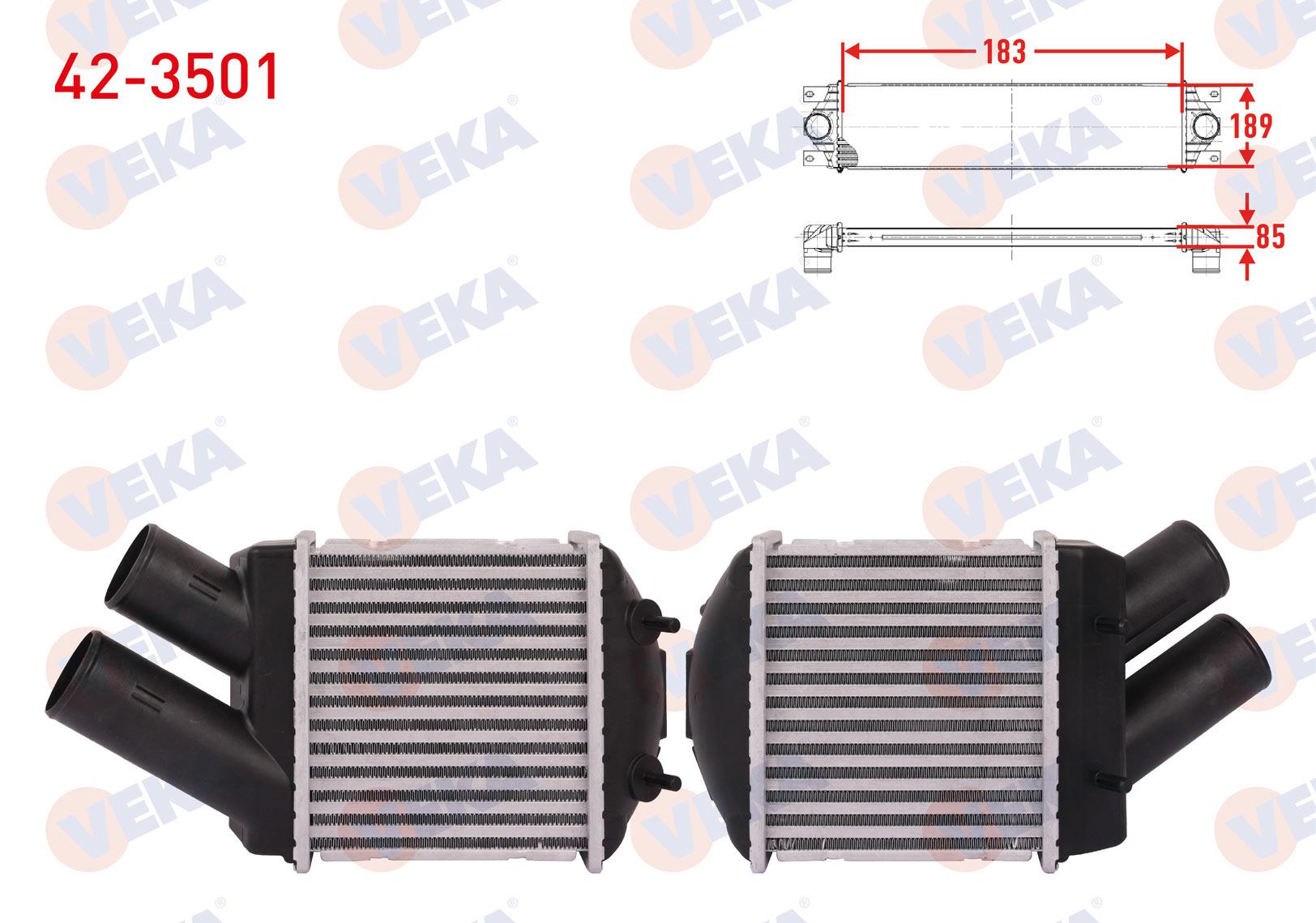 TURBO RADYATORU (INTERCOOLER) RENAULT MEGANE (BA0/1) 1.9 DT 1996-2003