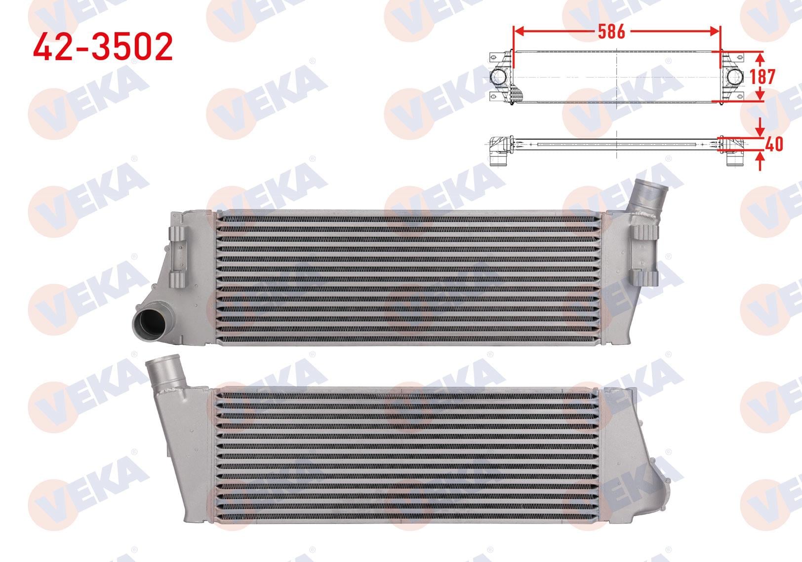 TURBO RADYATORU (INTERCOOLER) RENAULT MEGANE II (BM0/1,CM0/1) 1.5 DCI 2002-2008