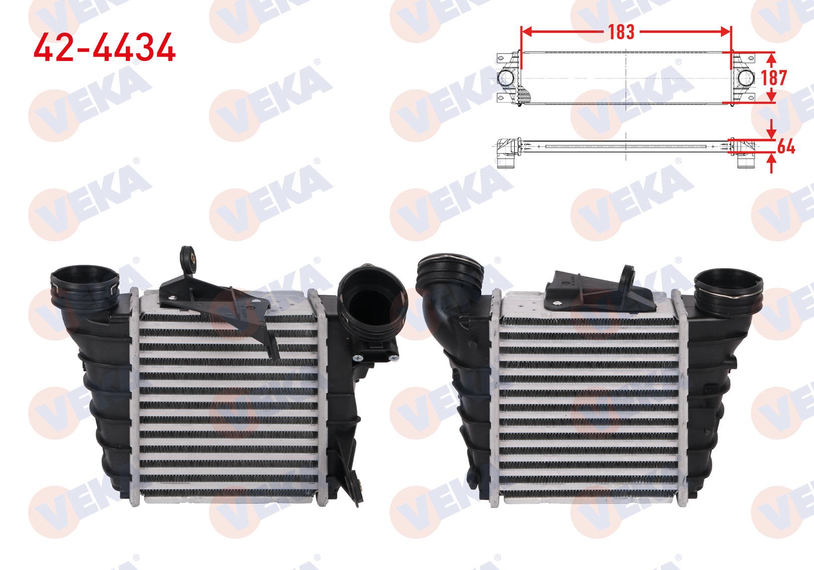 TURBO RADYATORU (INTERCOOLER) SEAT CORDOBA 1.9 TDI 131 hp 2002-2009