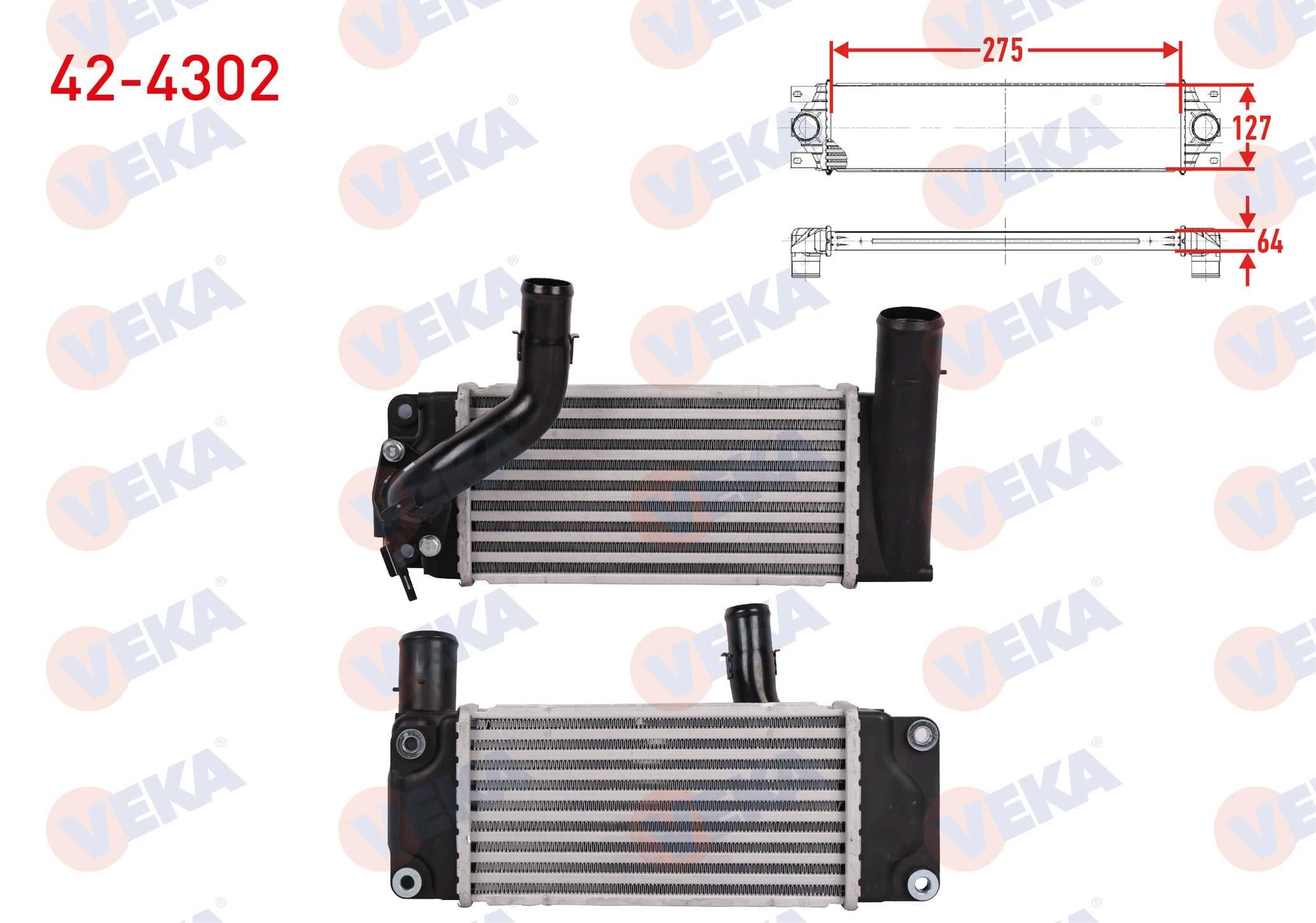 TURBO RADYATORU (INTERCOOLER) TOYOTA COROLLA (E15_) 1.4 D-4D 2007-2012