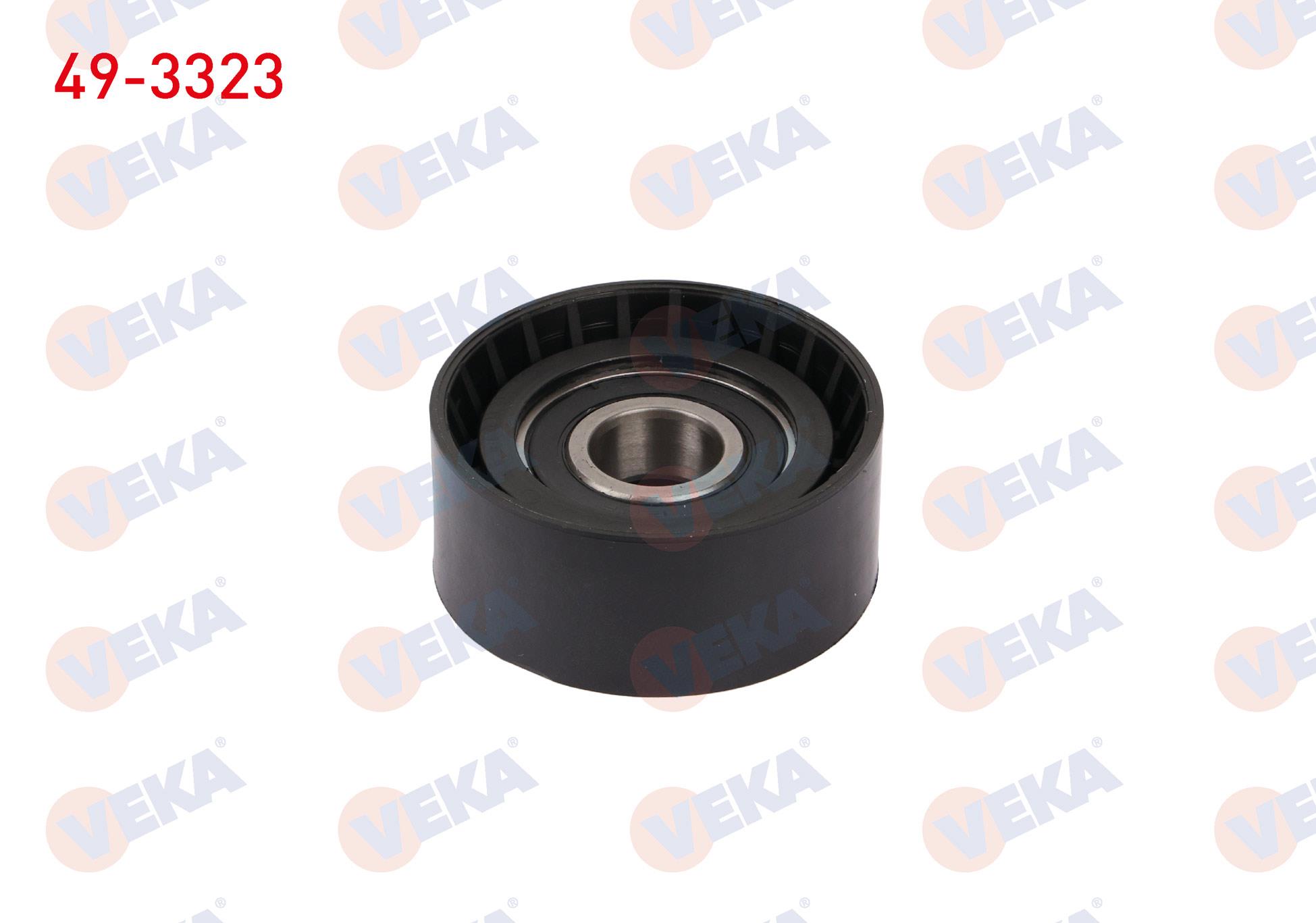 V KAYISI GERGI RULMANI PLASTIK 60X25 PEUGEOT 206 1.4 - 1.6 16V 2000-/ BIPPER 1.4 2008-/ PARTNER 1.4 - 1.6 16V 1996-2015 / FIAT FIORINO 1.4 2007-