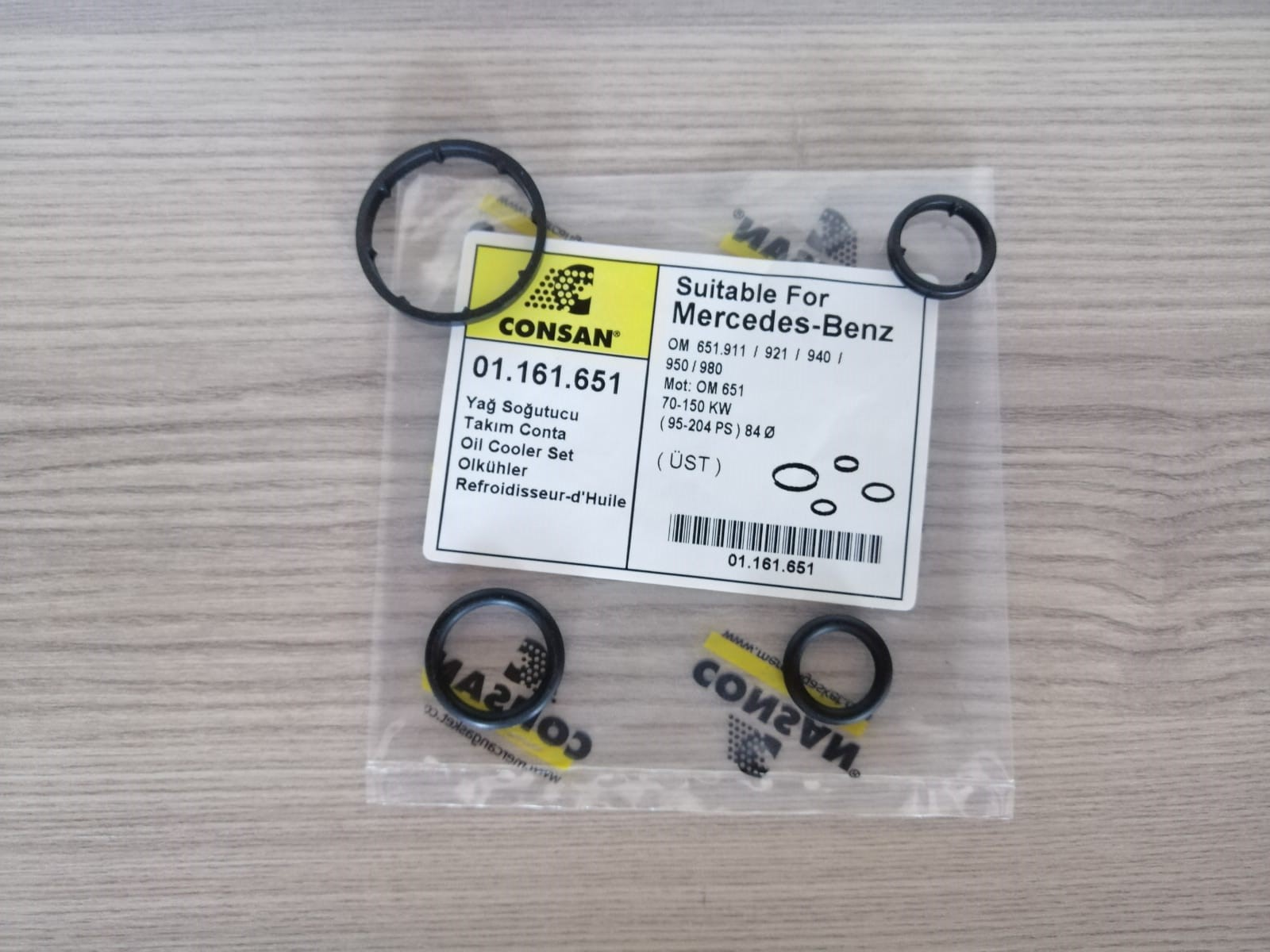 YAĞ SOĞUTUCU TAKIM CONTASI ÜST SPRİNTER OM651