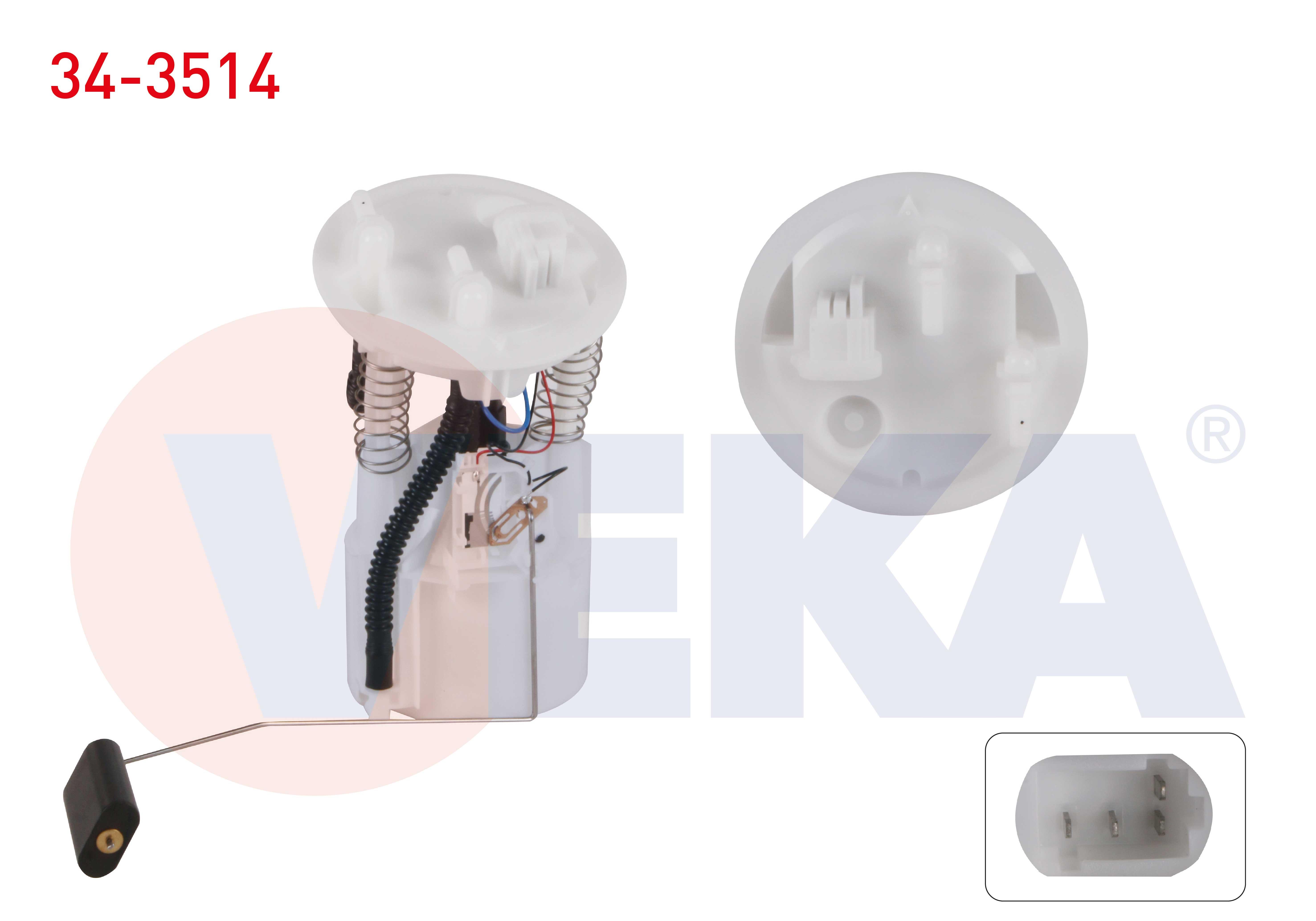 YAKIT DEPO SAMANDIRASI 3.5 BAR RENAULT MEGANE I 1.6i 8v 1996-2003/ 1.6i 16v 1996-2003/ 2.0i 1996-2003/ MEGANE II 1.6 16v 2008-2010/ 2.0 2002-2008/  SCENIC I 1.6i 16v 1999-2003/ 2.0 16v 1999-2003