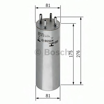 YAKIT MAZOT FİLTRESİ T5-TOUAREG AXB-AXD-BAC-CAAA-CAAB-CAAC-CAAD 1,9 TDİ-2,0 TDİ-2,5 TDİ 04> 4 ÇIKISLI / H207WK02 / KL229/4 7H0127401 7H0127401B