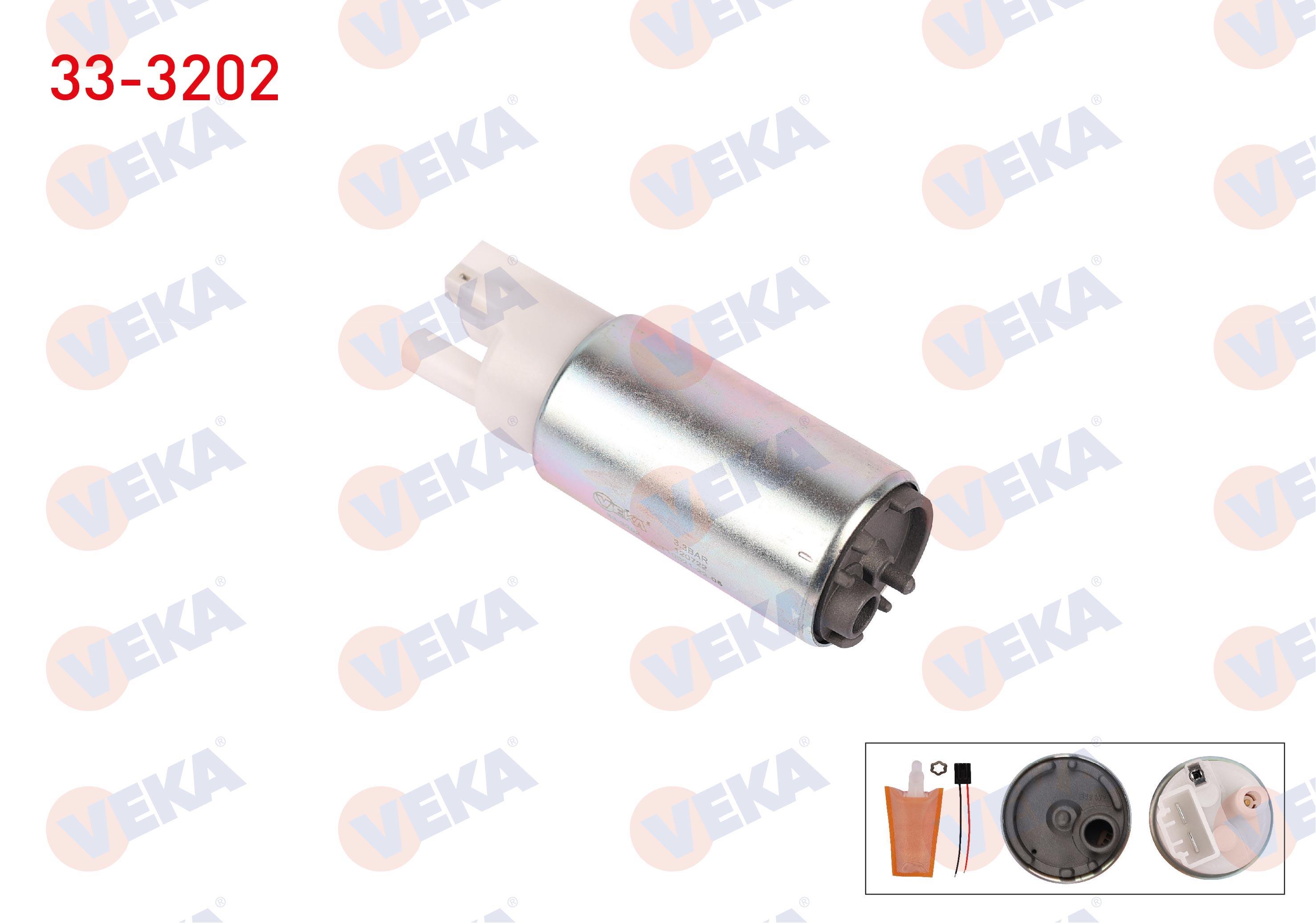 YAKIT POMPASI SUZGECLI KABLOLU 3.3 BAR OPEL ASTRA G 1.4 16v - 1.6 16v 1998-2005/ CORSA B 1.2i - 1.4i 1993-2000/ VECTRA B 1.6i - 1.8i - 2.0i - 2.5 V6 1995-2003