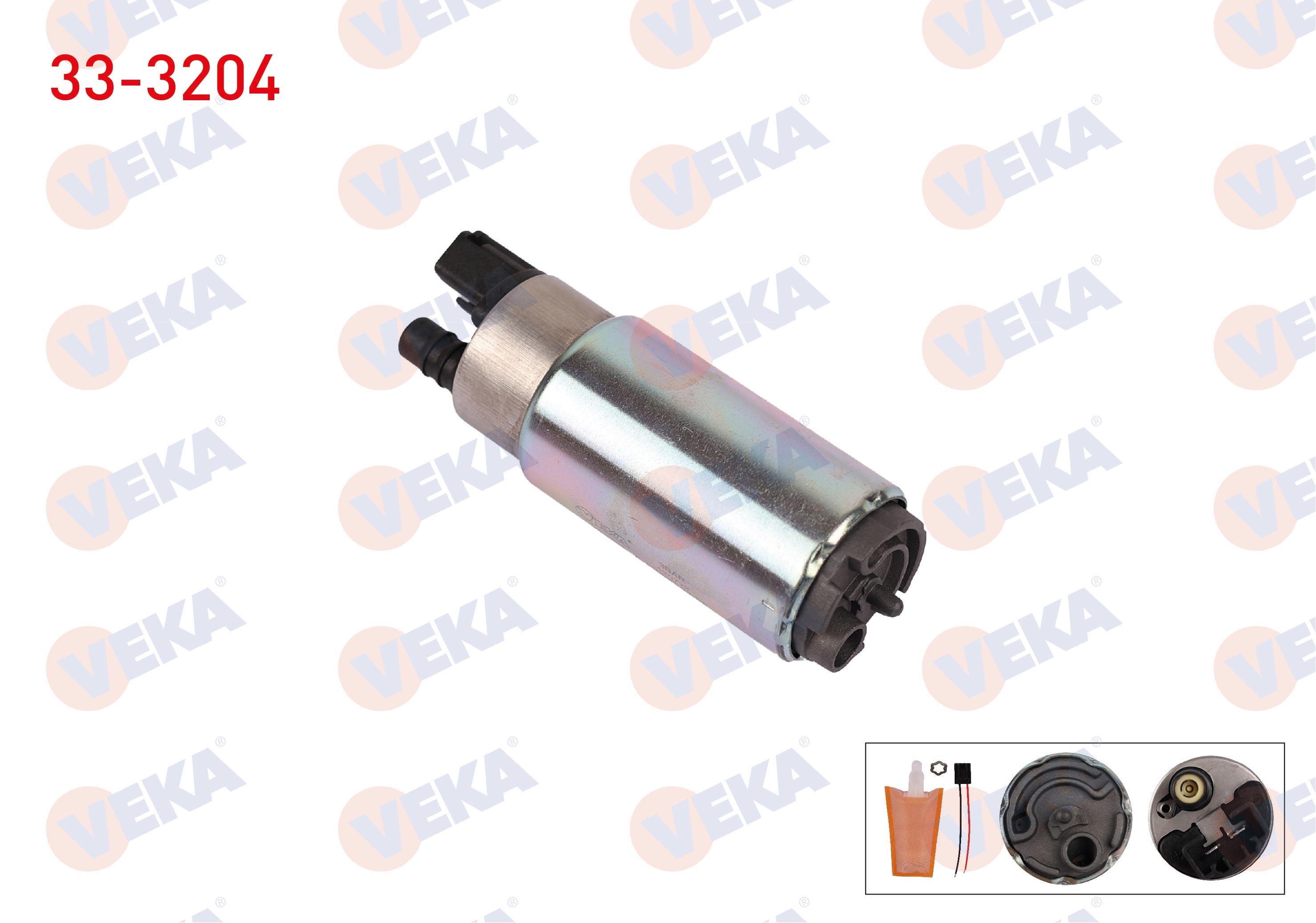 YAKIT POMPASI SUZGECLI KABLOLU 3.3 BAR OPEL ASTRA G 1.2 16v-1.4 16v-1.2 16v-1.8 16v-2.0 16v 1998-2005 / VECTRA B 1.6i - 1.8i - 2.0i - 2.5 V6 1995-2003