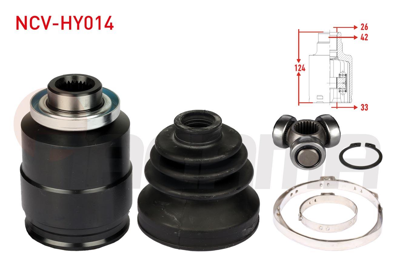 AKS KAFASI SAG ON IC 26X33X42 UZUNLUK 124mm HYUNDAI ACCENT ERA 1.5 CRDI 2006-2012