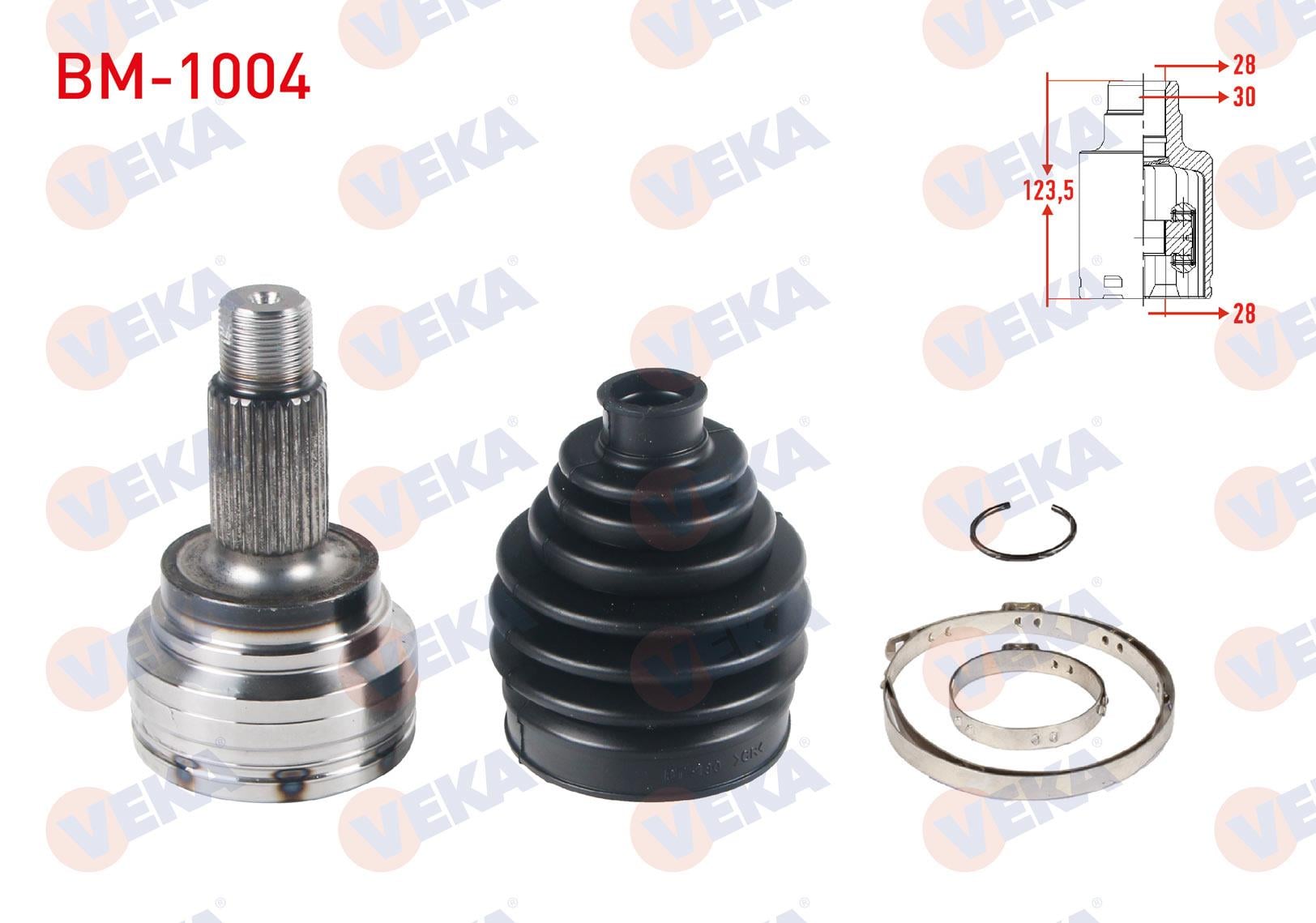 AKS KAFASI SOL-SAG ARKA DIS 28X0X57 UZUNLUK 123,5mm BMW 1 SERISI (F20,F21) 116 i - 118 i - 120 i 2010-/ 3 SERISI (F30) 316 i - 318 i - 320 i - 320i xDrive 2011-/ 4 SERISI (F32) 418 i 2013-