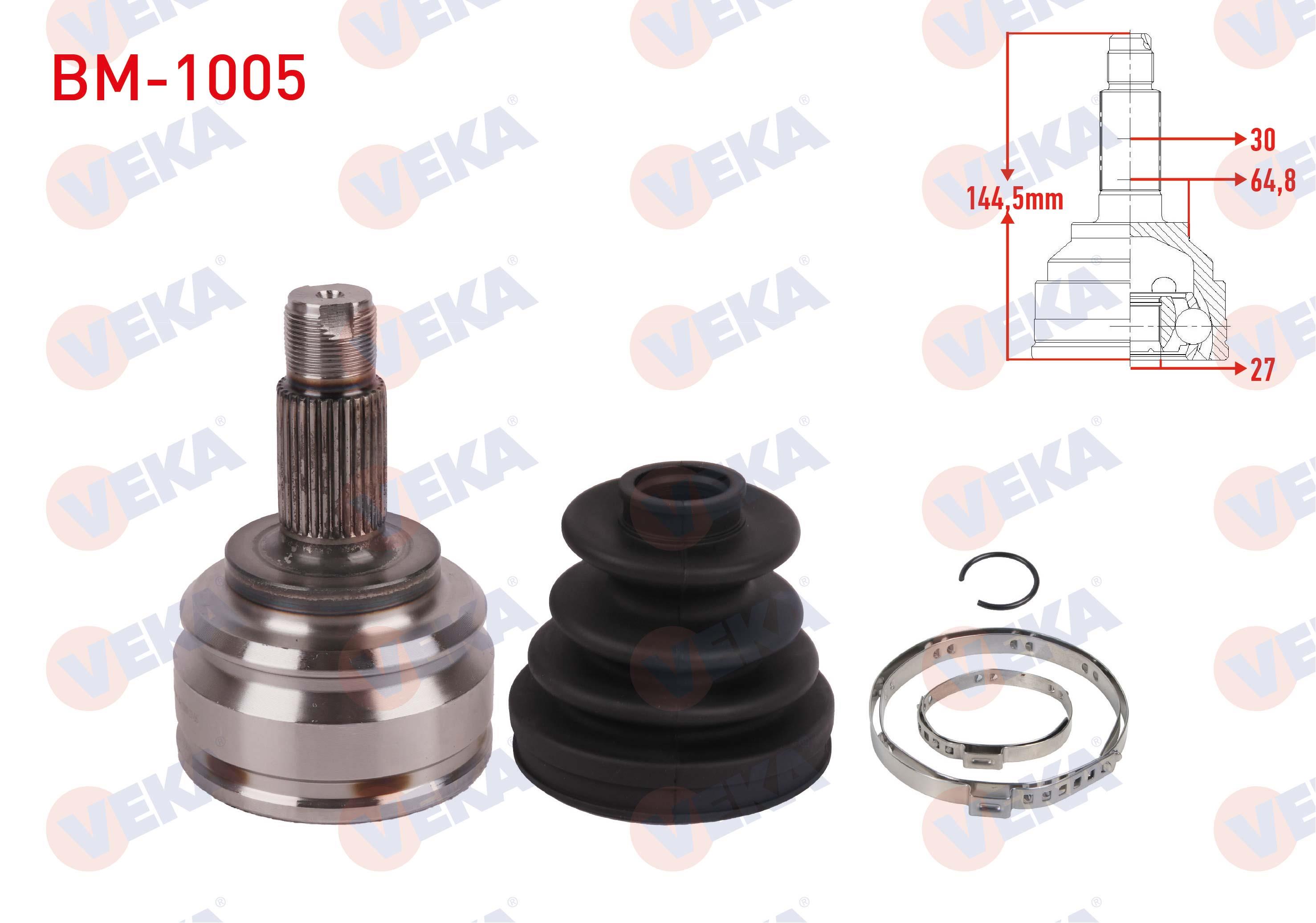 AKS KAFASI SOL-SAG ARKA DIS 30X27X64,8 UZUNLUK 144,5mm BMW X5 (E53) 3.0i - 3.0 D - 4.4i 2000-2007