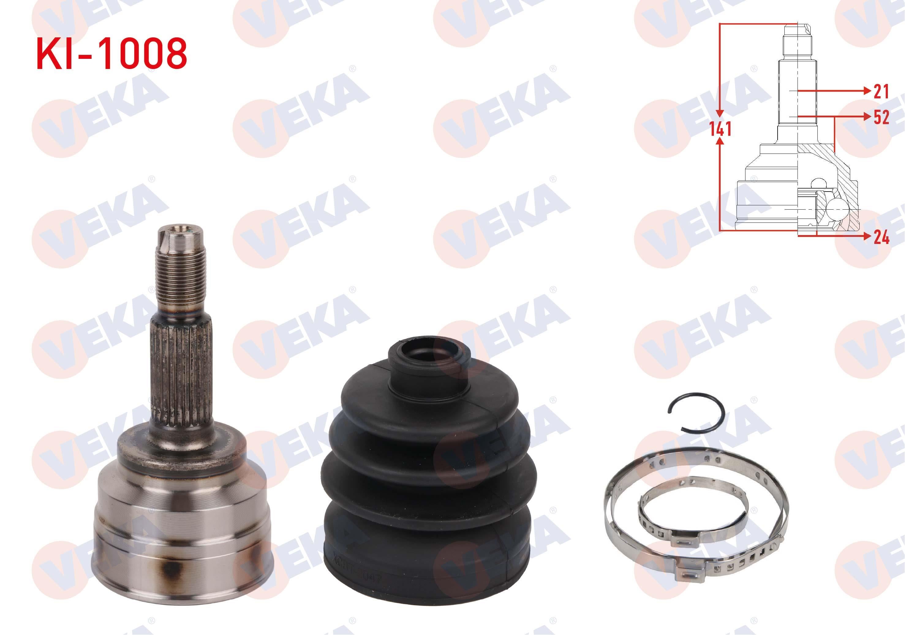 AKS KAFASI SOL-SAG ON DIS 24X21X52 UZUNLUK 141mm KIA RIO I 1.3 2000-2005