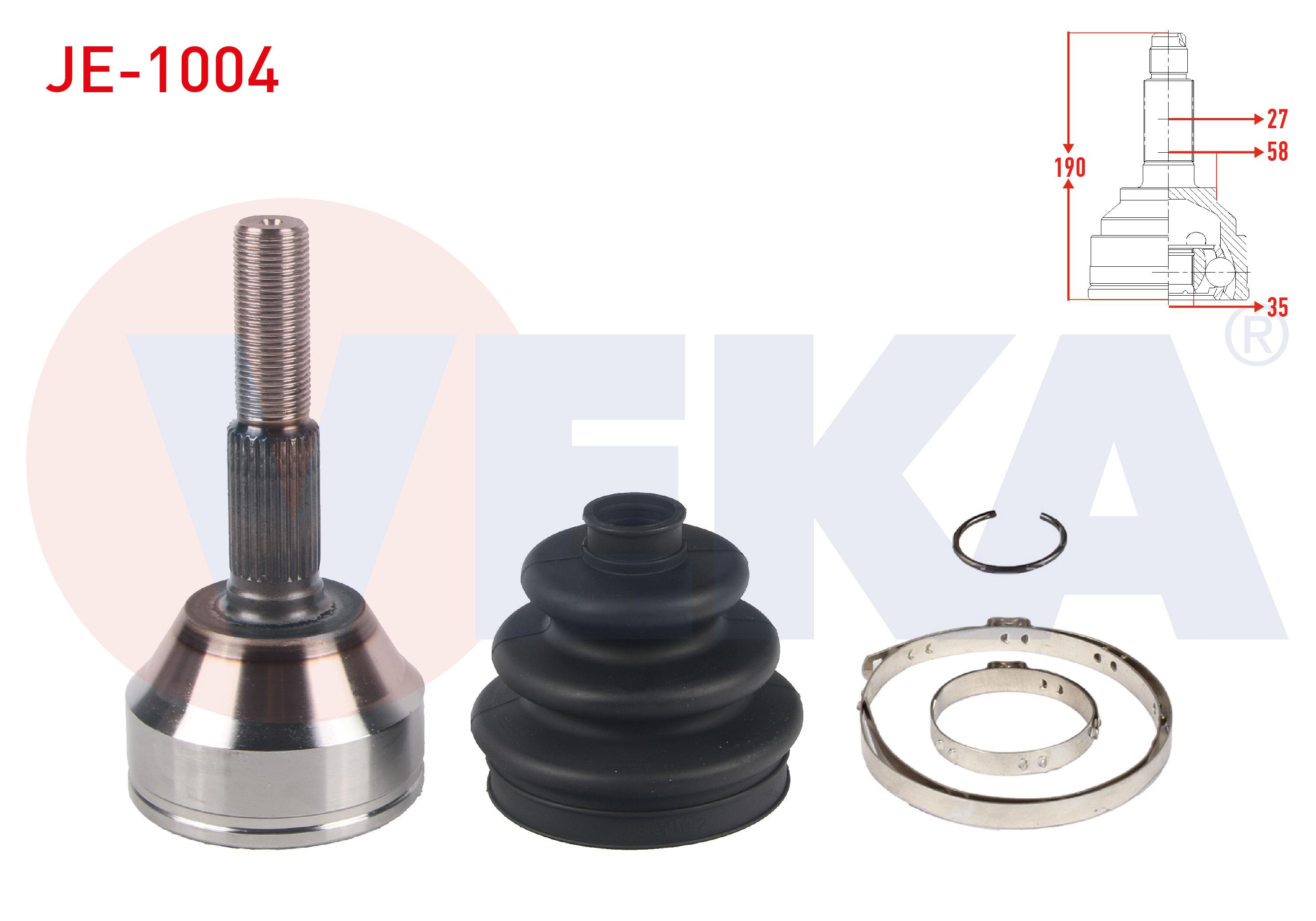 AKS KAFASI SOL-SAG ON DIS 27X35X58 UZUNLUK 190mm JEEP CHEROKEE (KJ) 2.8 CRD 2001-2008