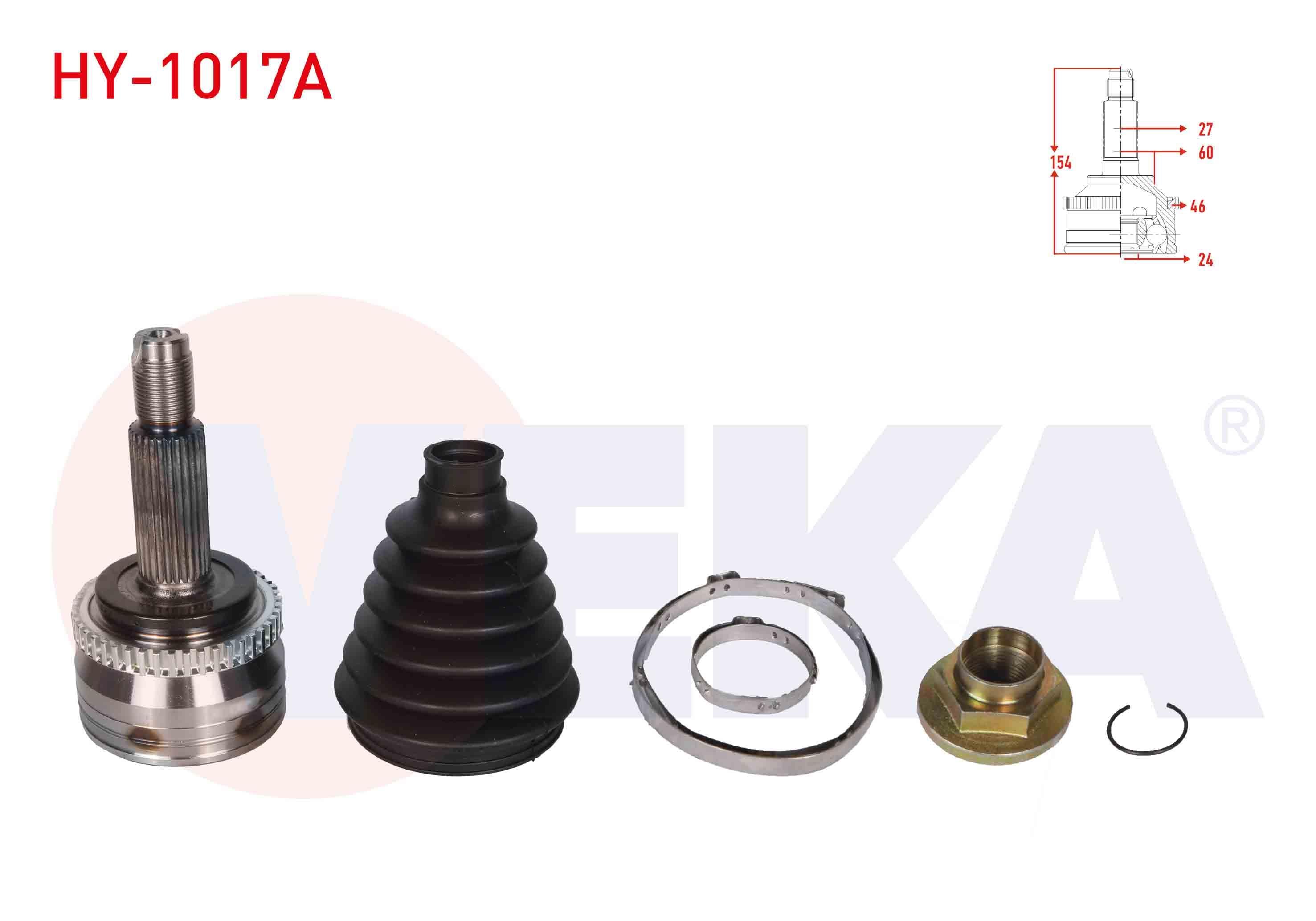 AKS KAFASI SOL-SAG ON DIS ABSLI 46 DIS 27X24X60 UZUNLUK 154mm HYUNDAI I30 1.6 CRDI A-T/M-T 2011-2017/ ELANTRA 1.6 CVVT - 1.6 CRDI 2011-2015/ ELANTRA 1.6 CRDI 2015-