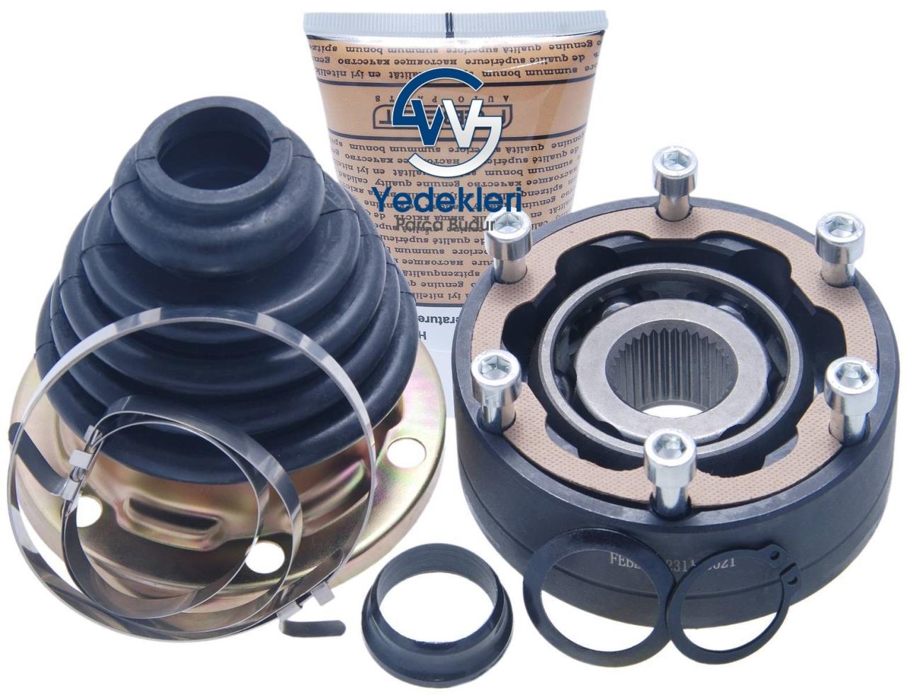 AKS KAFASI SOL-SAG ÖN IÇ VW GOLF 4 1.6i AKL FREZE DIS 33 UZUNLUK 31,8 mm 1997-2005 1J0498103