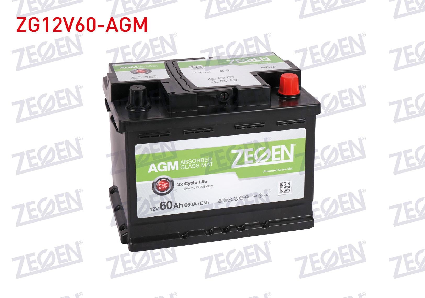 AKU AGM START/STOP L2 12V 60 AH (242X175X190)