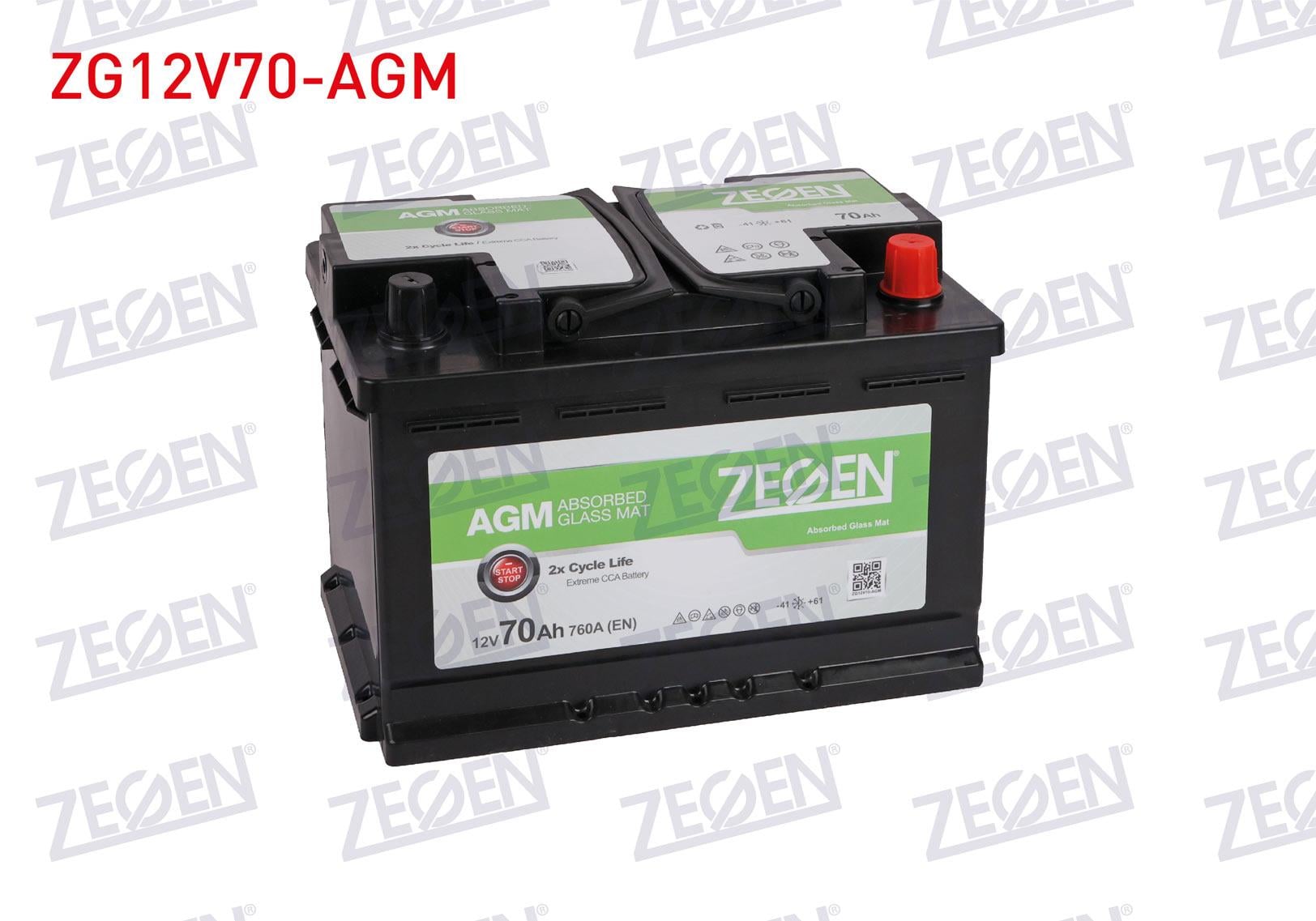 AKU AGM START/STOP L3 12V 70 AH (278X175X190)
