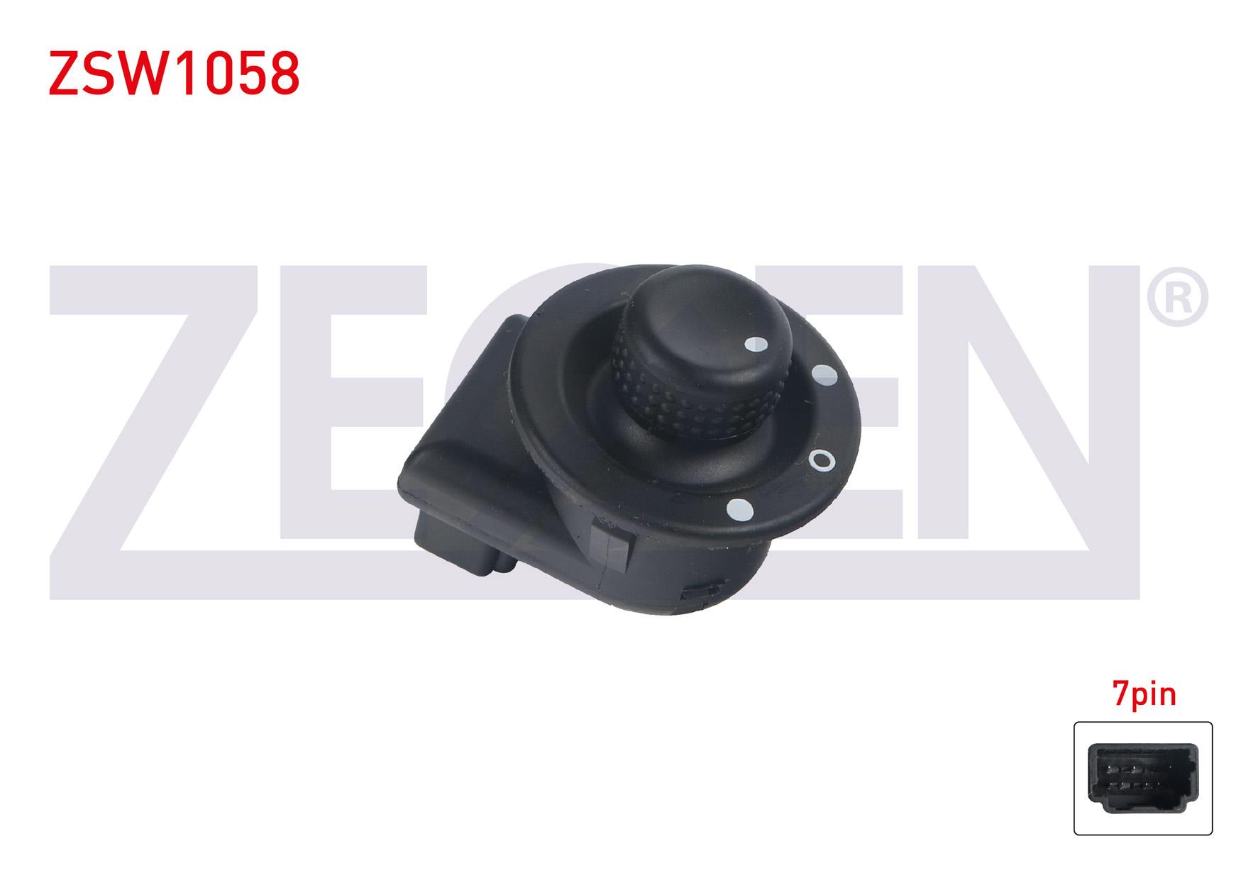 AYNA AYAR DUGMESI 7 PIN RENAULT CLIO II - MEGANE II - KANGOO - MASTER II 1998-2010