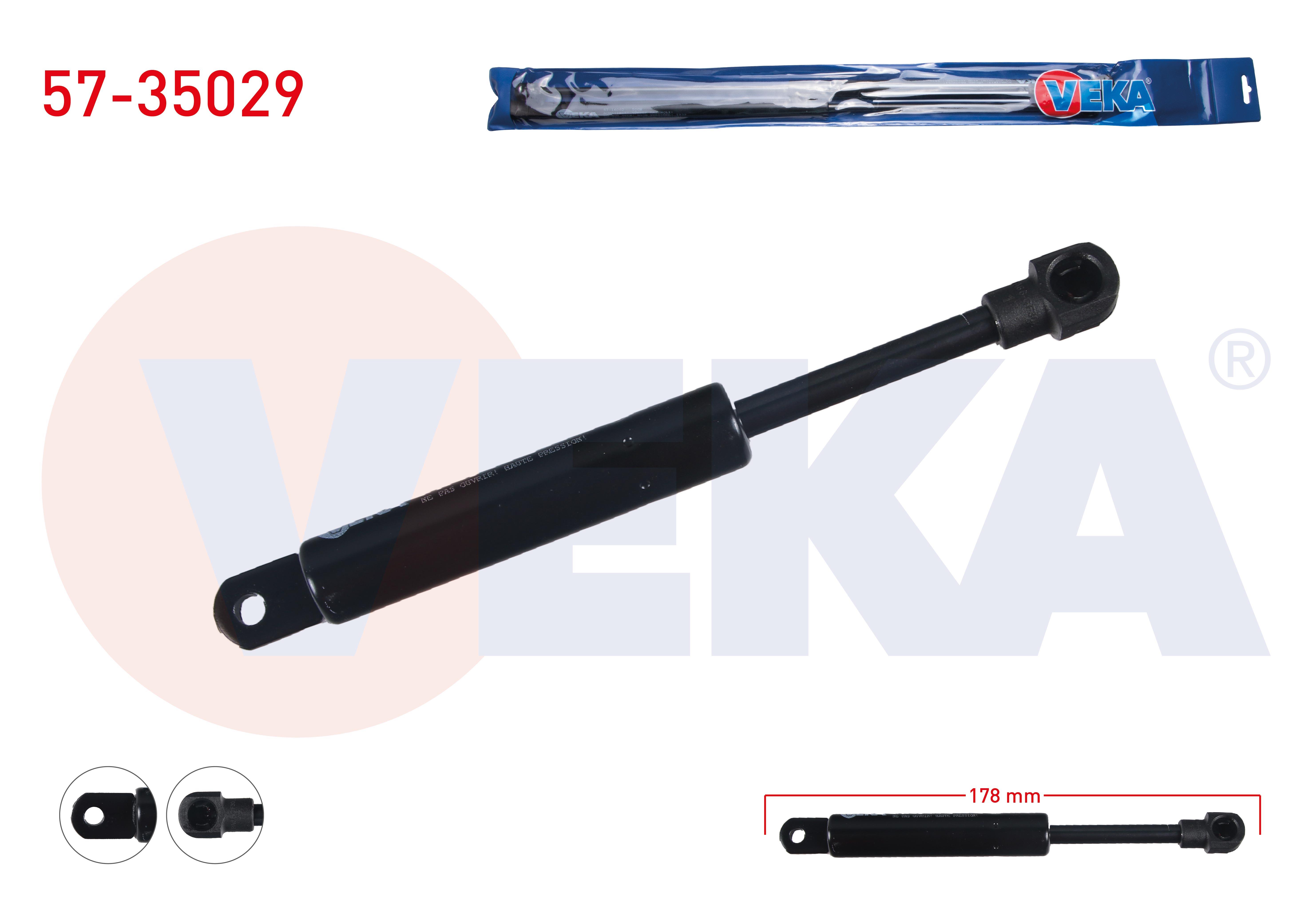 BAGAJ AMORTISORU 178mm/450N RENAULT MEGANE I COUPE 1996-2003