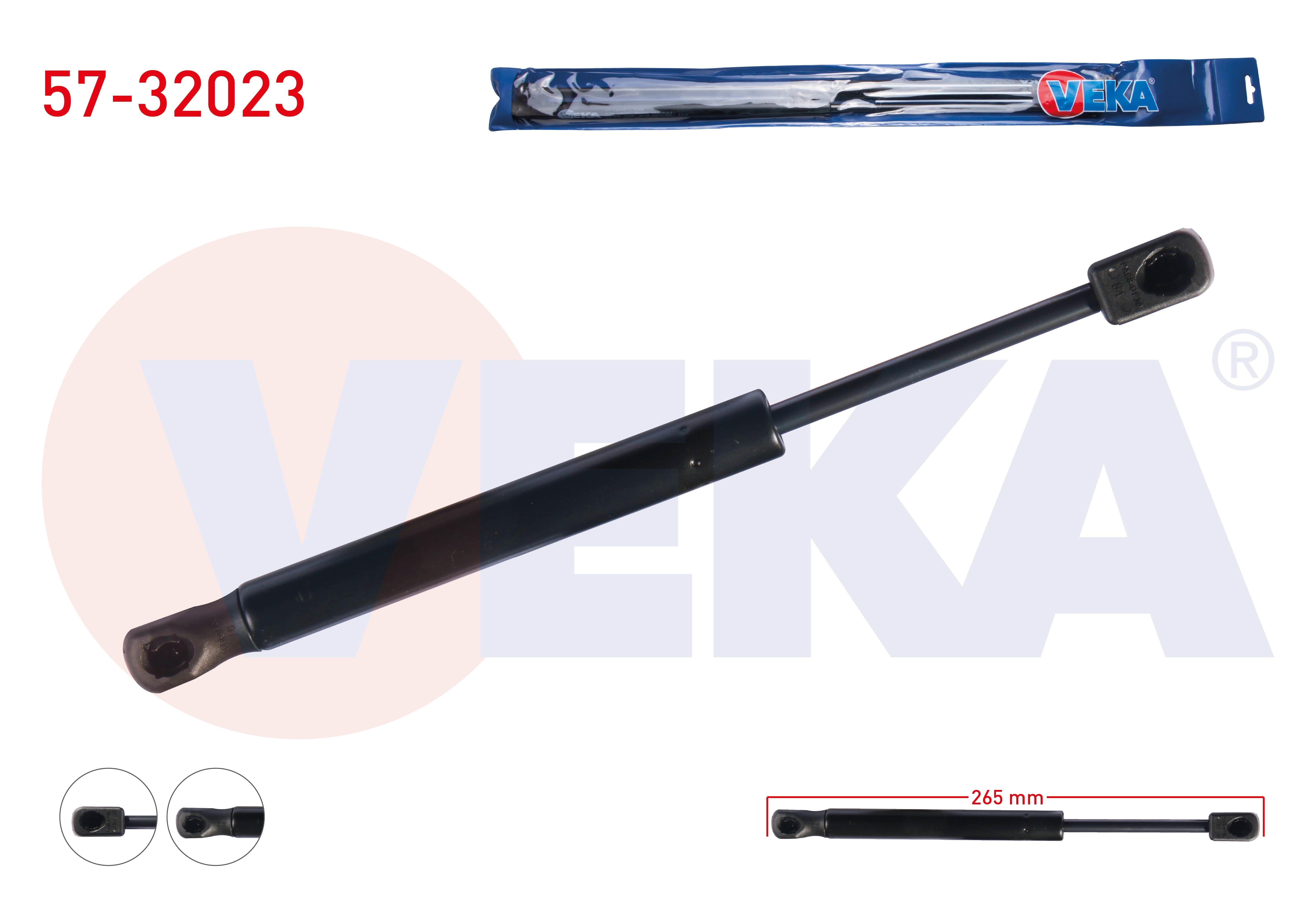 BAGAJ AMORTISORU 265mm/470N OPEL ASTRA H 4 KAPI 2004-2010