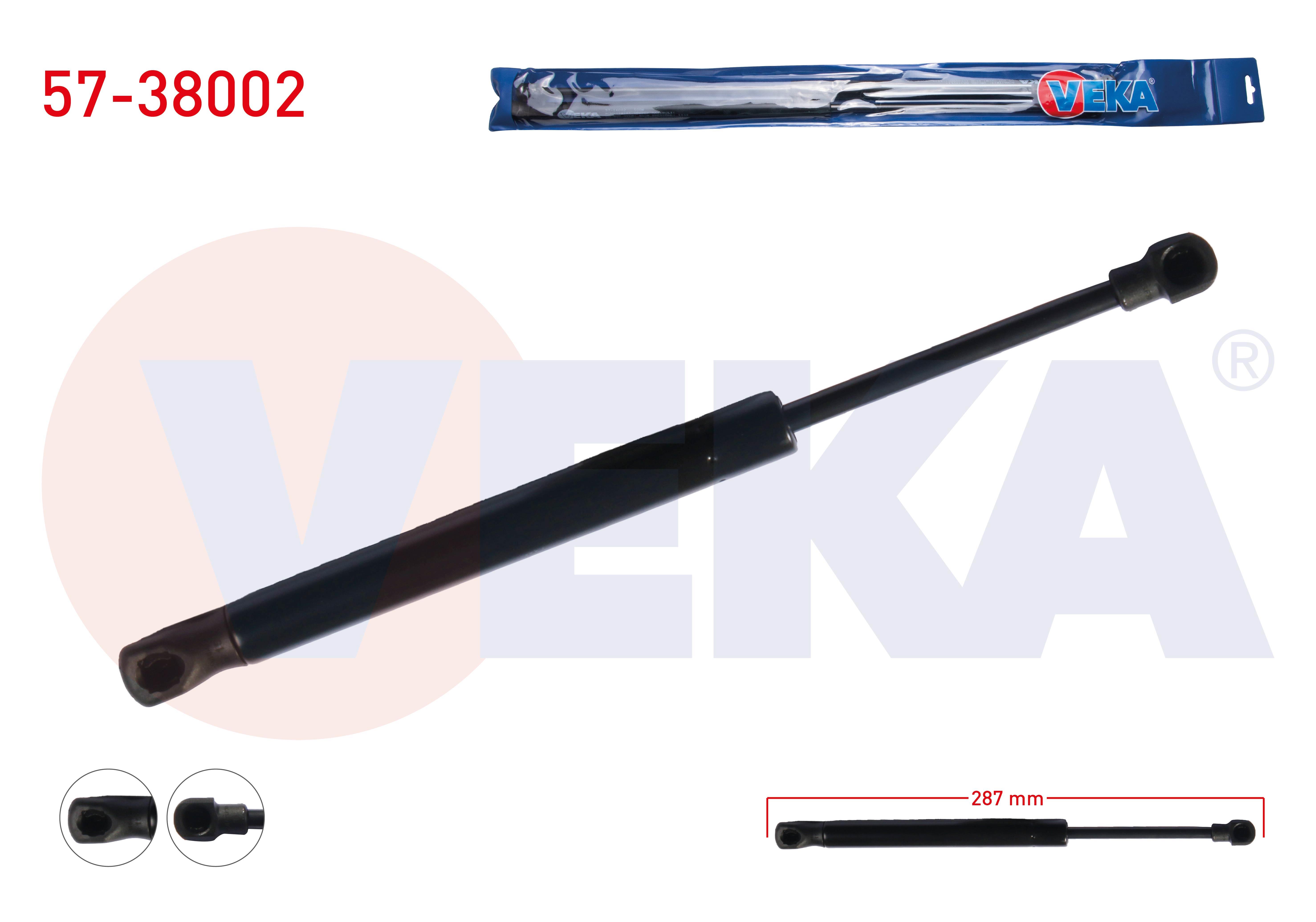 BAGAJ AMORTISORU 287mm/600N SEAT CORDOBA (6L2) 2002-2009