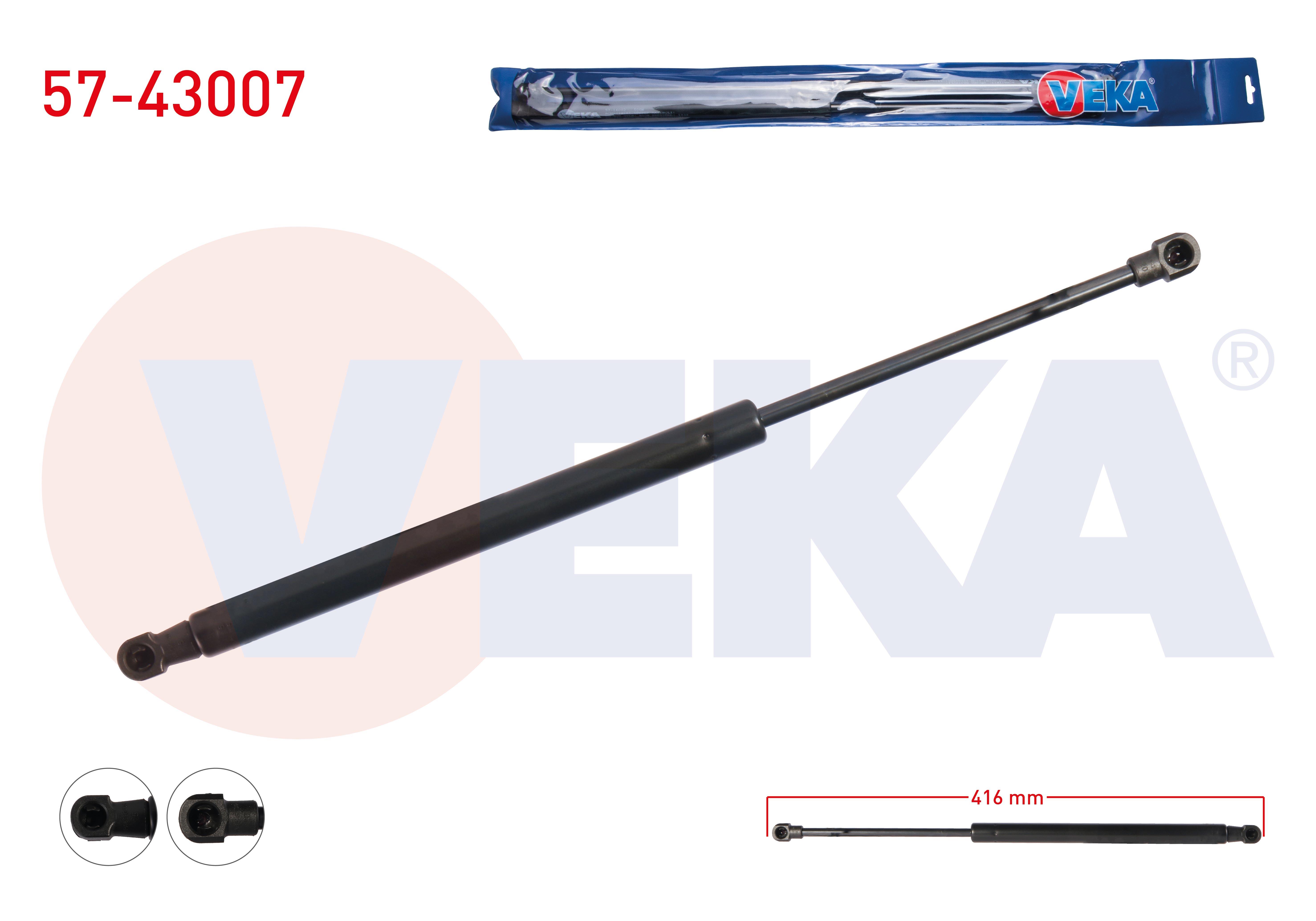BAGAJ AMORTISORU 416mm/405N TOYOTA YARIS (P13) 2011-