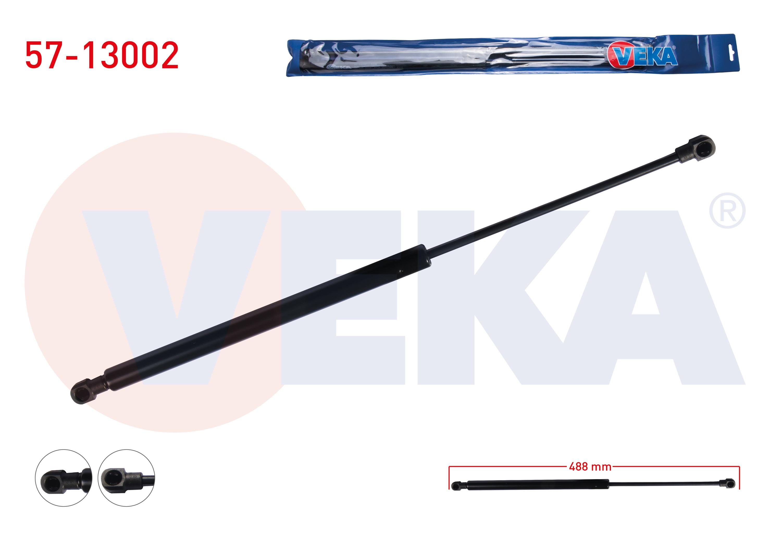 BAGAJ AMORTISORU 488mm/480N AUDI A3 (8P1) 5 KAPI 2003-2012