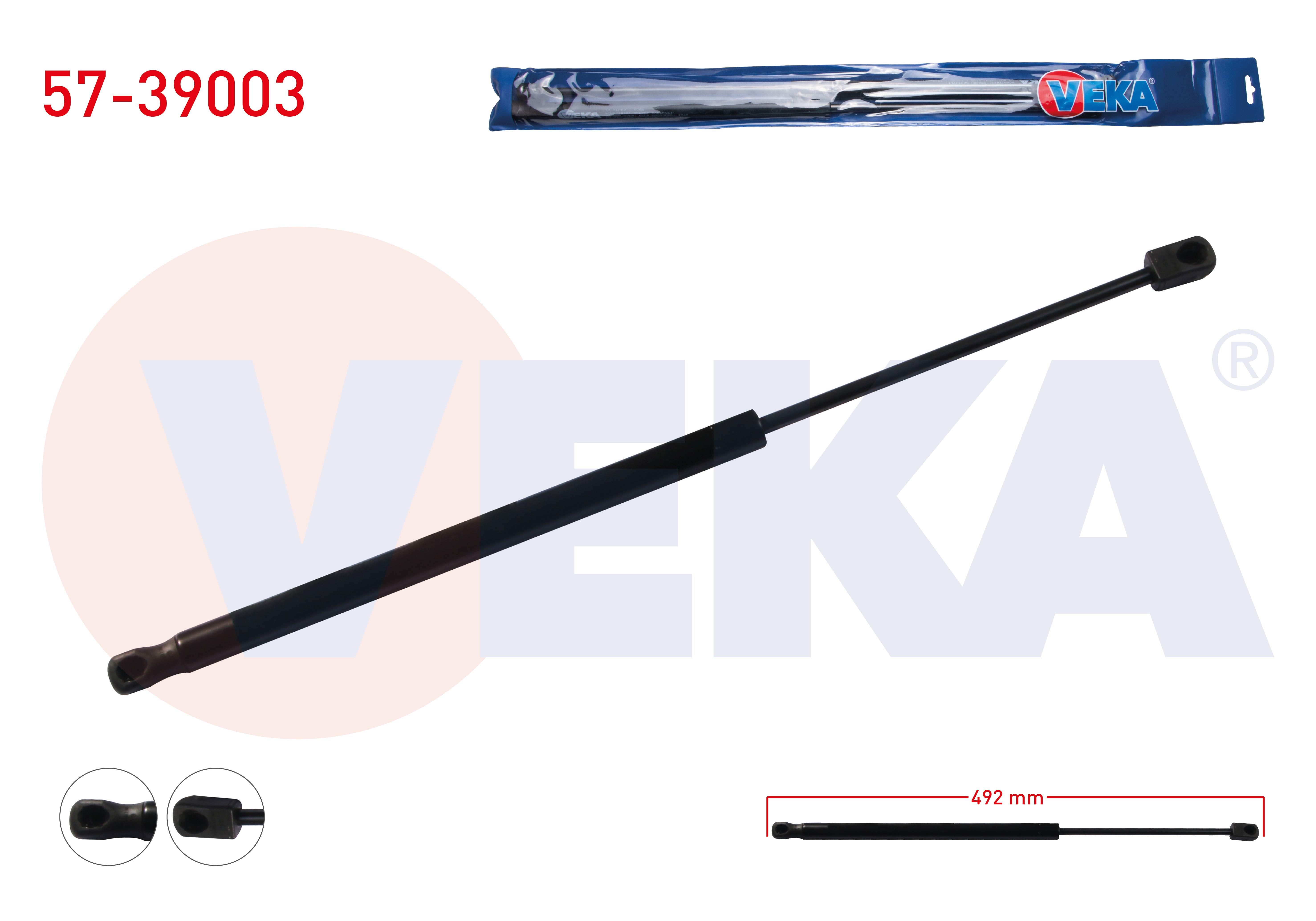 BAGAJ AMORTISORU 492mm/515N SKODA OCTAVIA (1U2) 5 KAPI 1996-2004